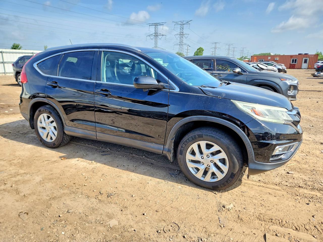 2015 Honda Cr-v Exl Black vin: 2HKRM4H70FH659244