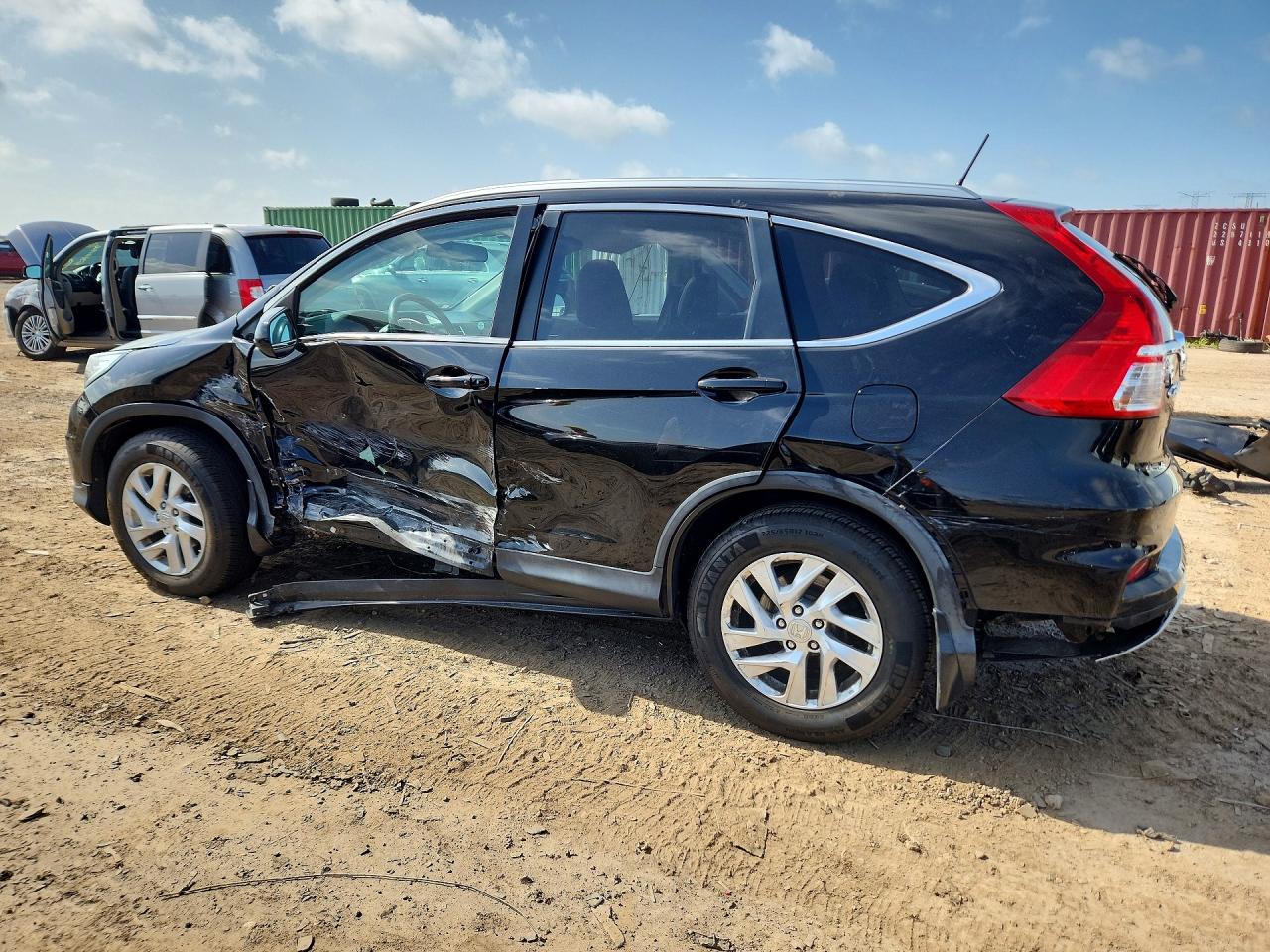 2015 Honda Cr-v Exl Black vin: 2HKRM4H70FH659244