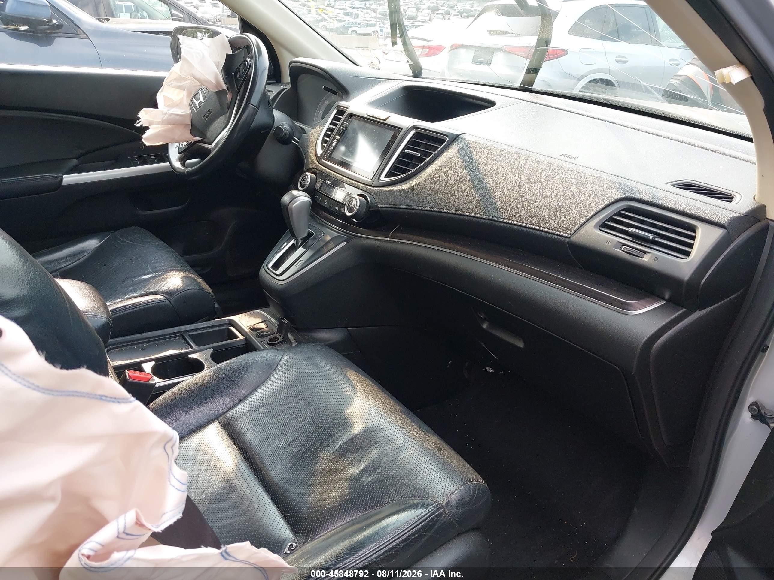 2015 Honda Cr-v Ex-l Silver vin: 2HKRM4H70FH662466