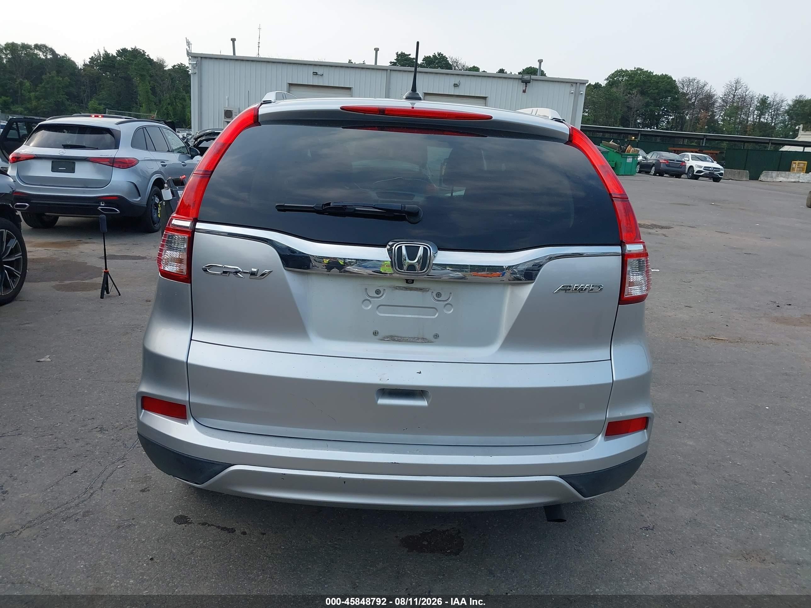 2015 Honda Cr-v Ex-l Silver vin: 2HKRM4H70FH662466
