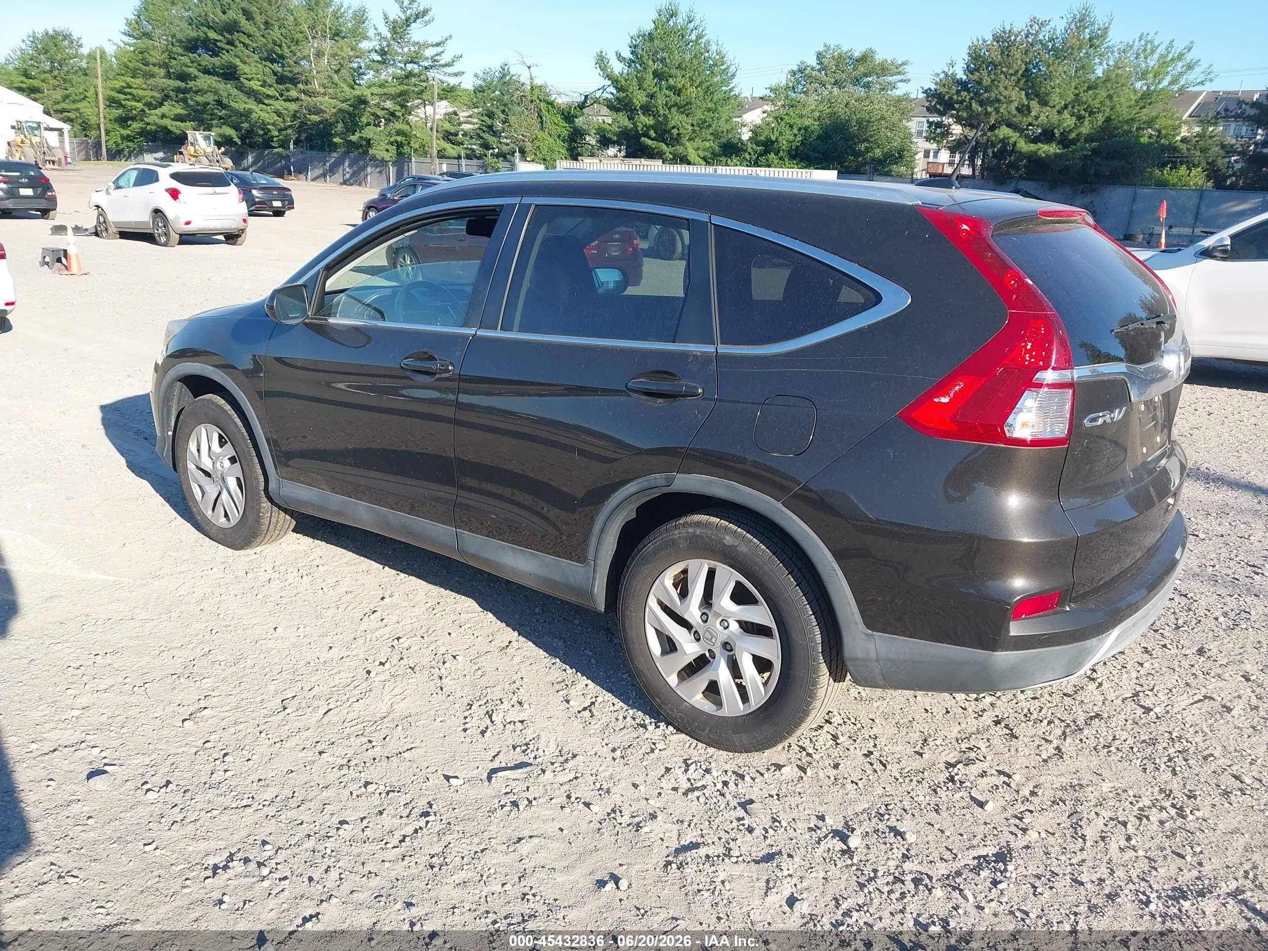2015 Honda Cr-v Ex-l Brown vin: 2HKRM4H70FH666372