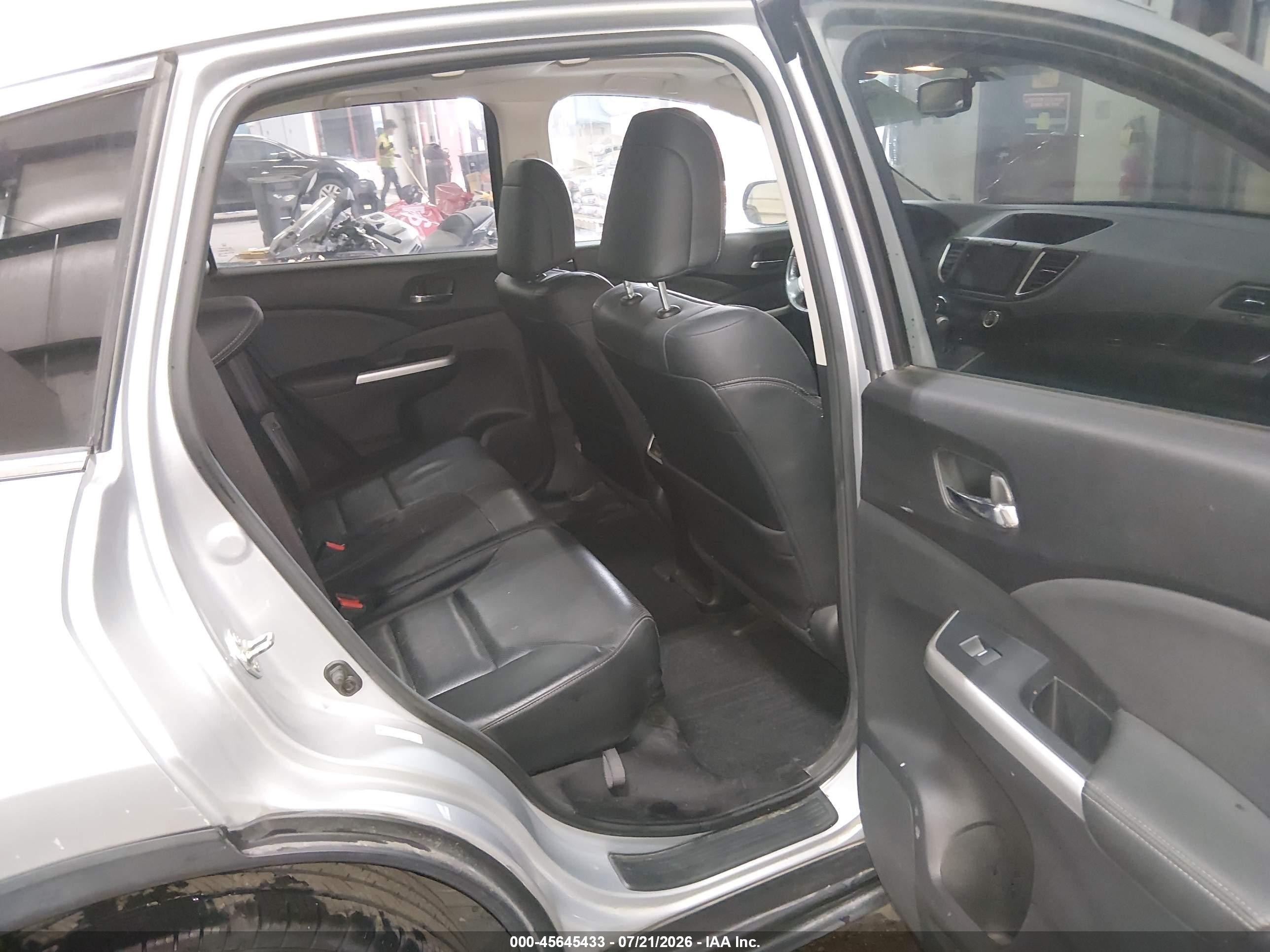 2015 Honda Cr-v Ex-l Silver vin: 2HKRM4H70FH678814