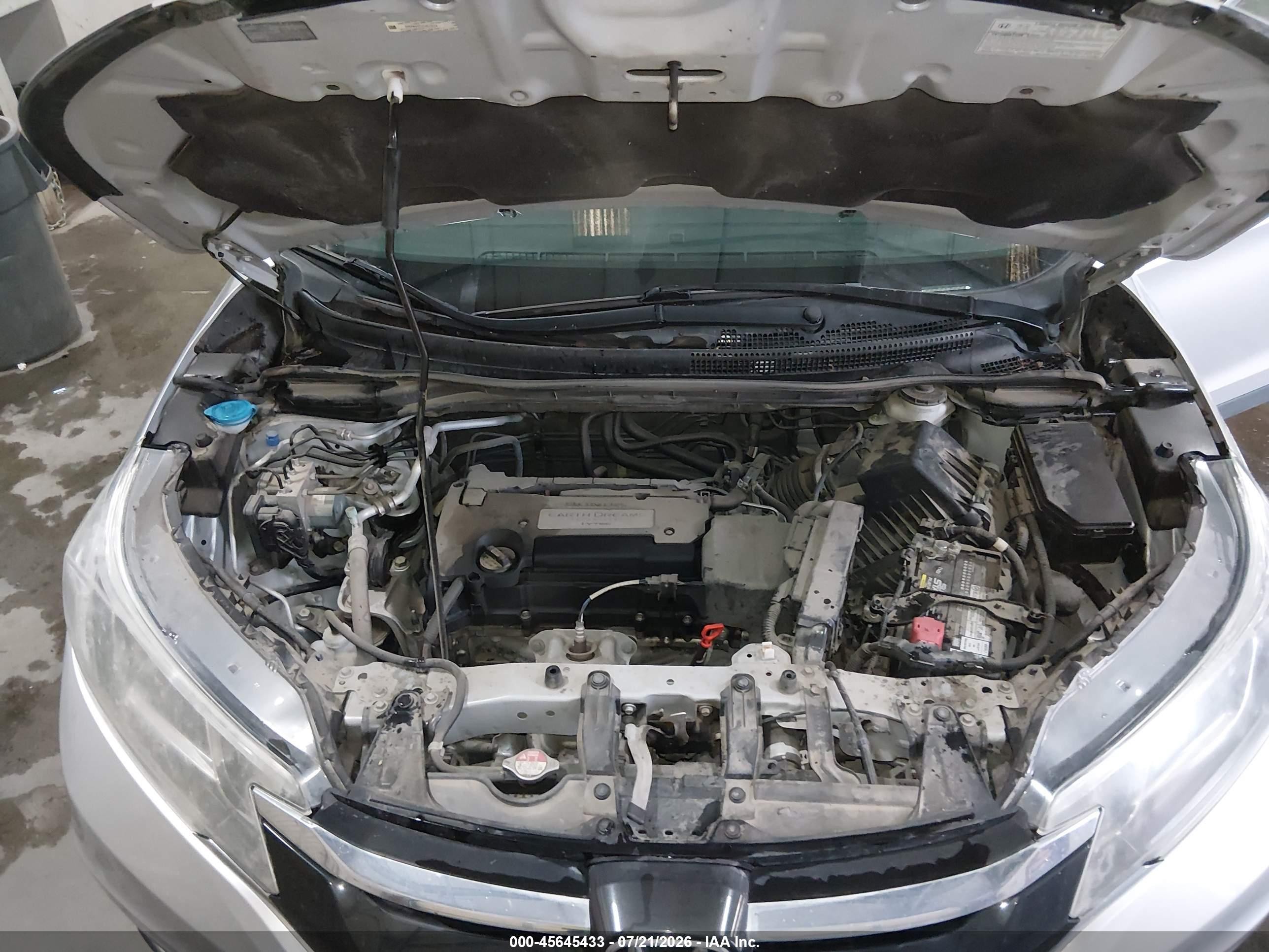 2015 Honda Cr-v Ex-l Silver vin: 2HKRM4H70FH678814