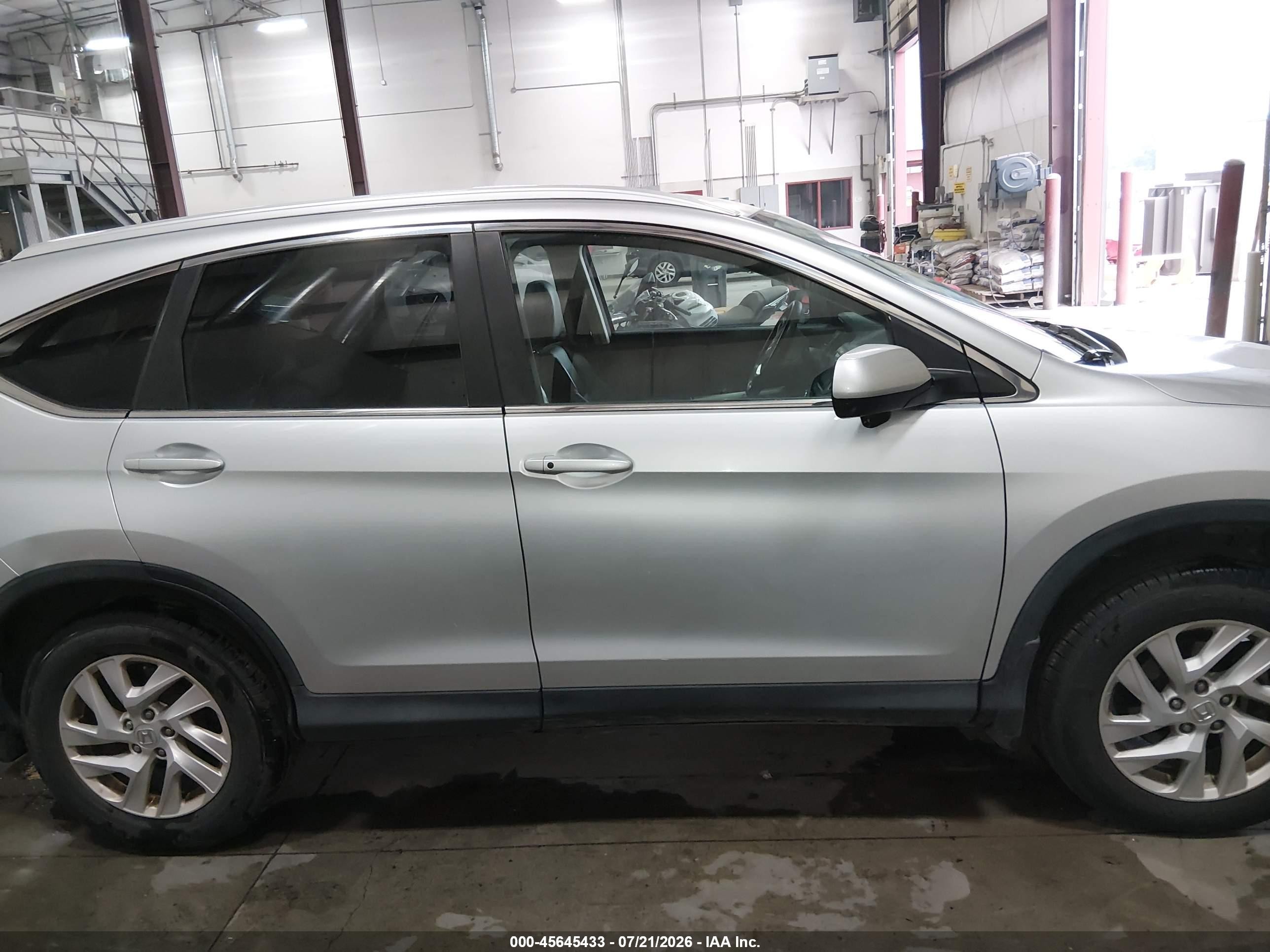 2015 Honda Cr-v Ex-l Silver vin: 2HKRM4H70FH678814
