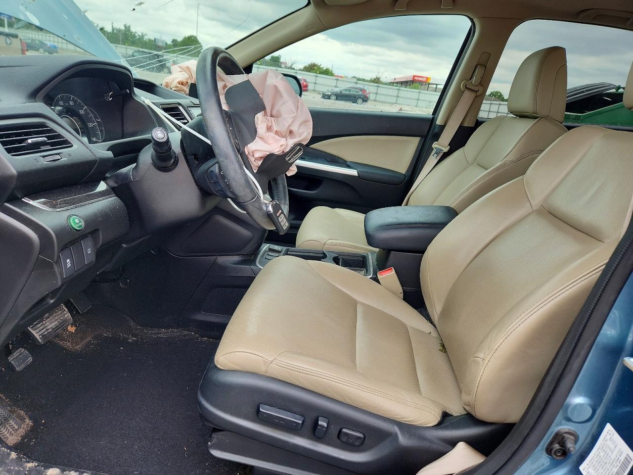 2015 Honda Cr-v Exl Blue vin: 2HKRM4H70FH700813