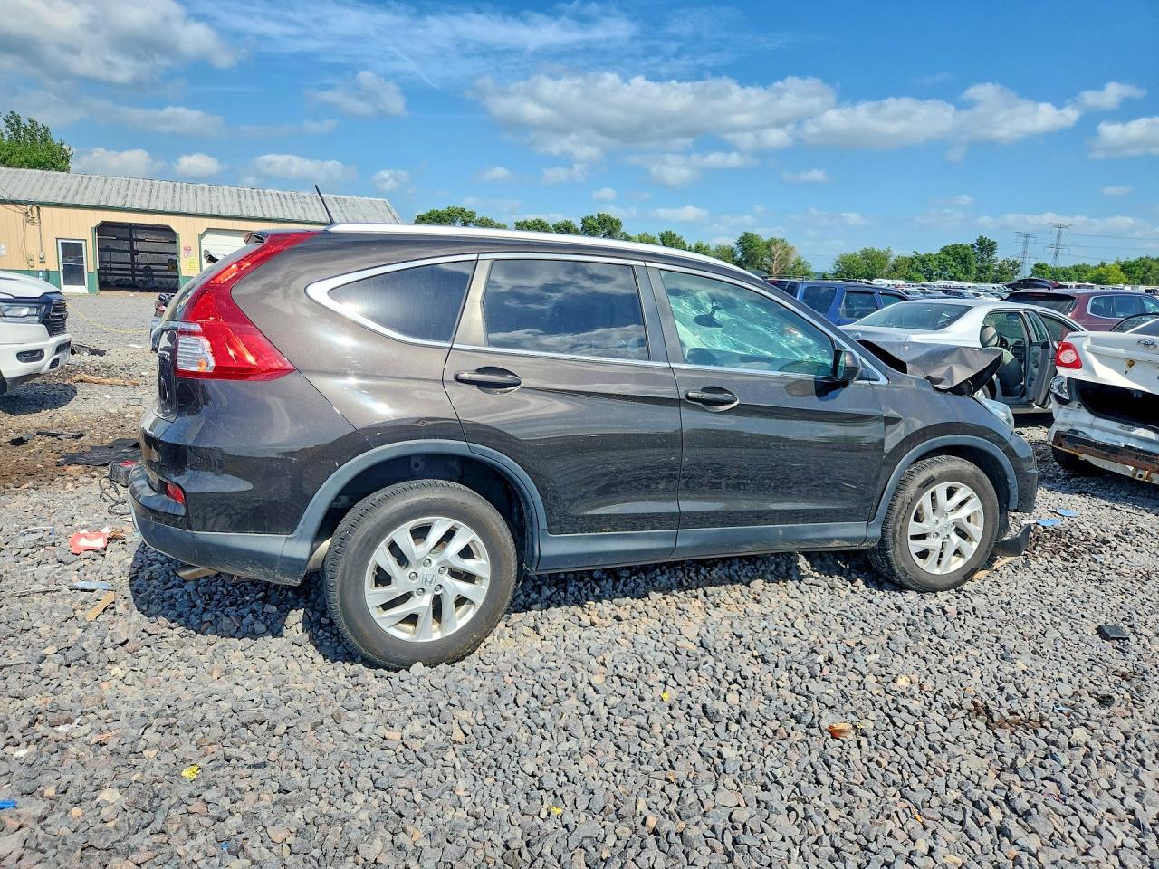 2015 Honda Cr-v Exl Black vin: 2HKRM4H70FH702447
