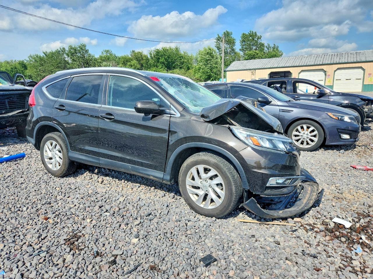 2015 Honda Cr-v Exl Black vin: 2HKRM4H70FH702447