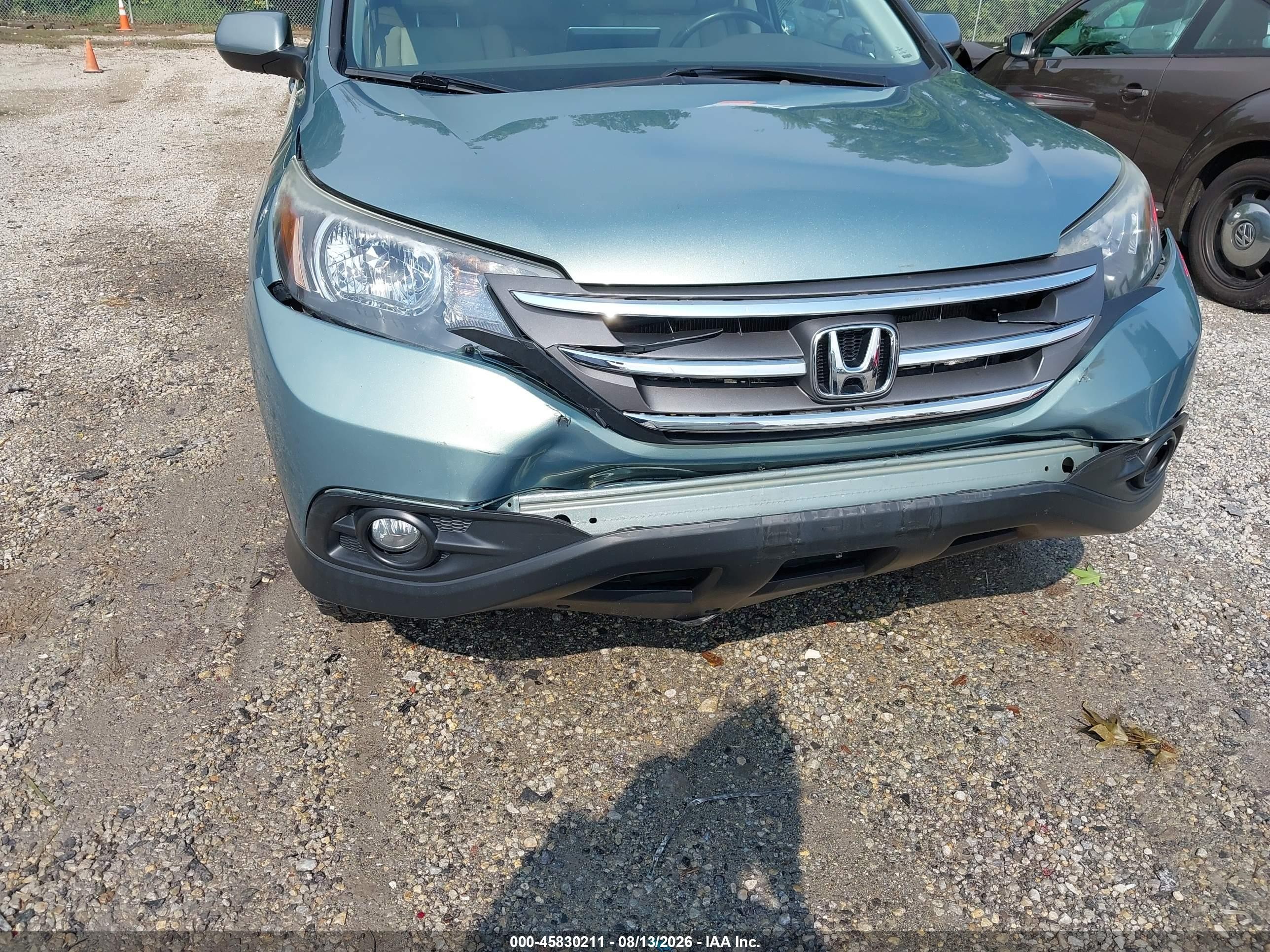 2012 Honda Cr-v Ex-l Light Blue vin: 2HKRM4H71CH608394