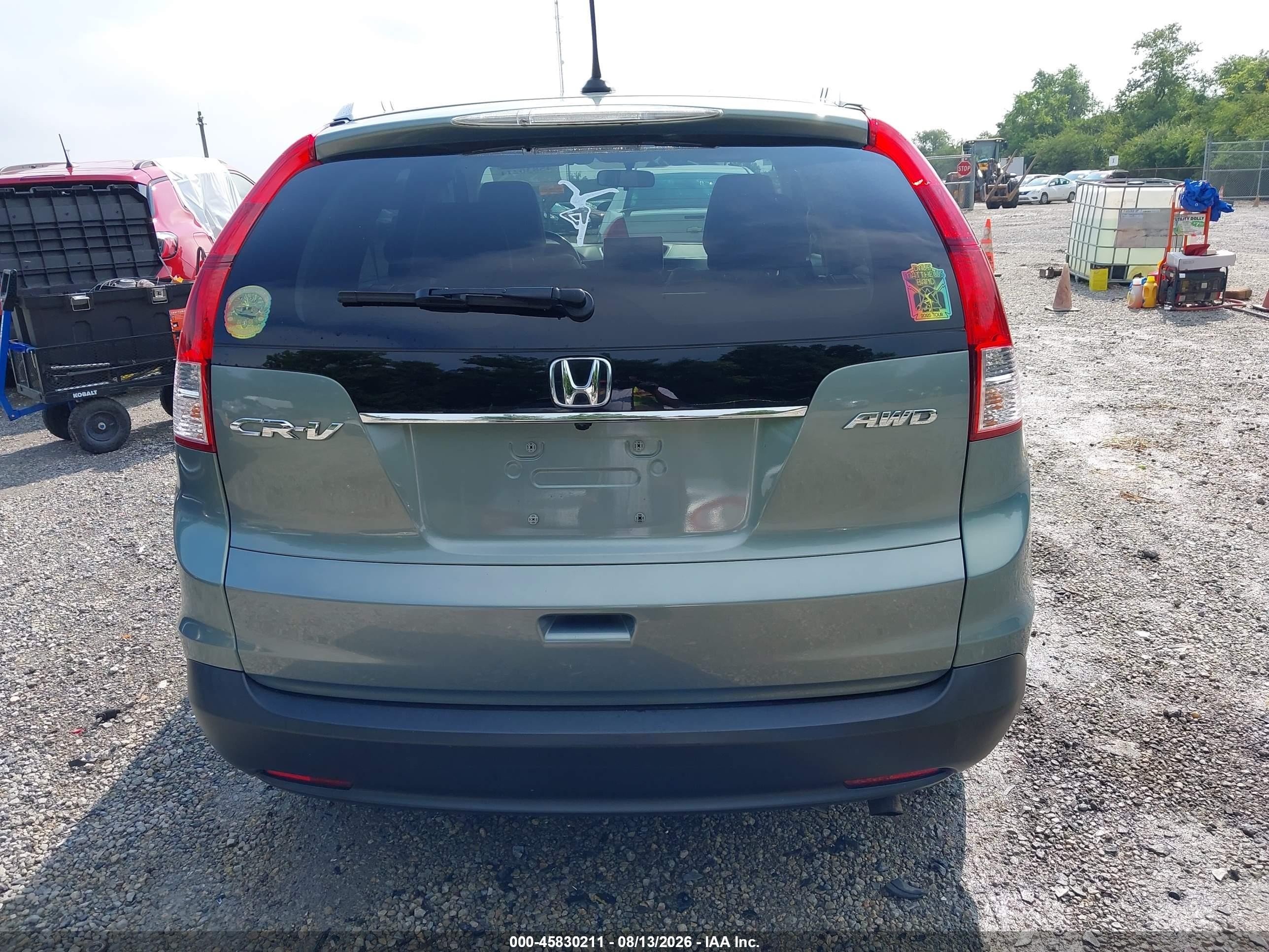 2012 Honda Cr-v Ex-l Light Blue vin: 2HKRM4H71CH608394