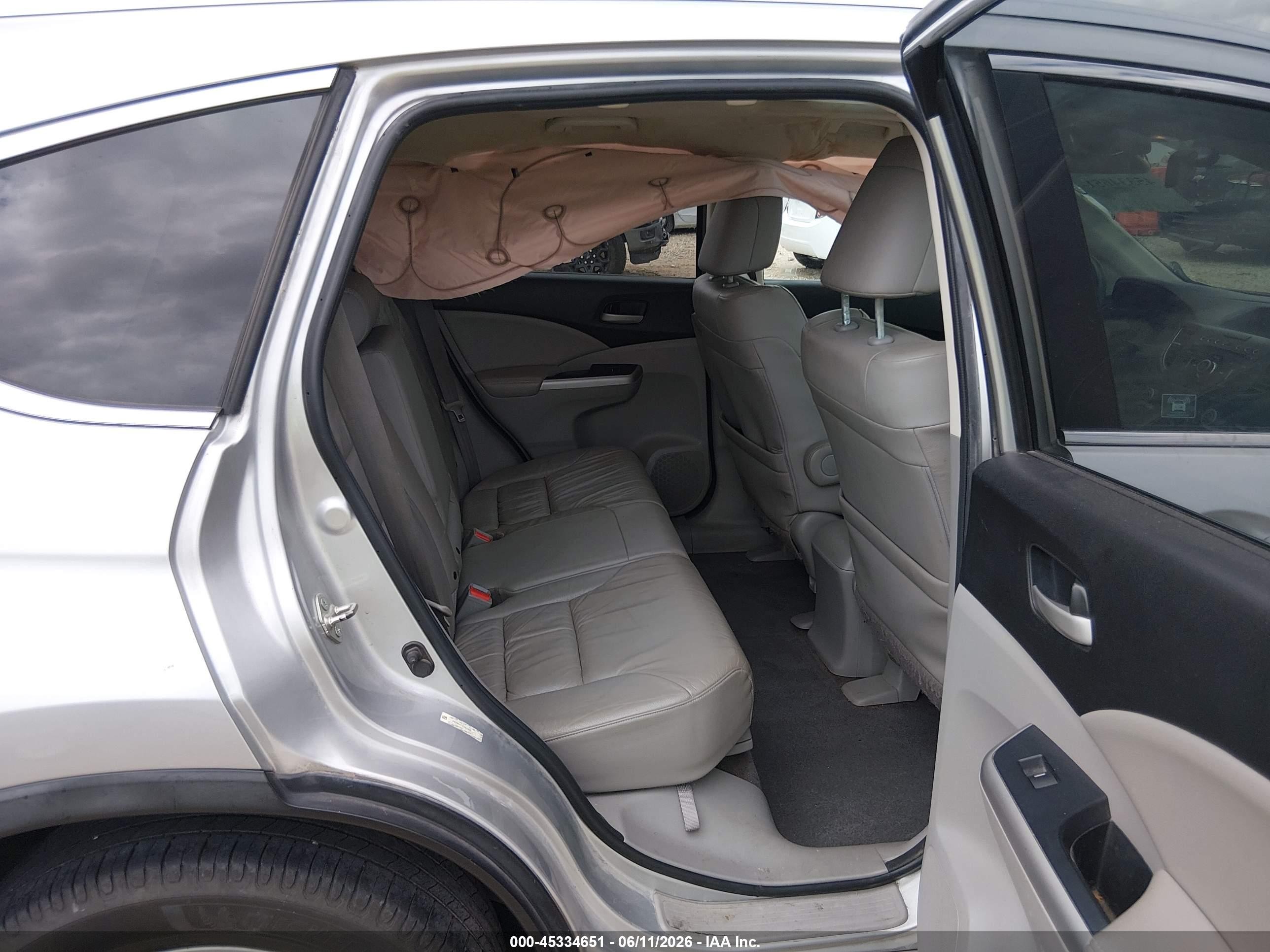 2012 Honda Cr-v Ex-l Серебряный vin: 2HKRM4H71CH610629