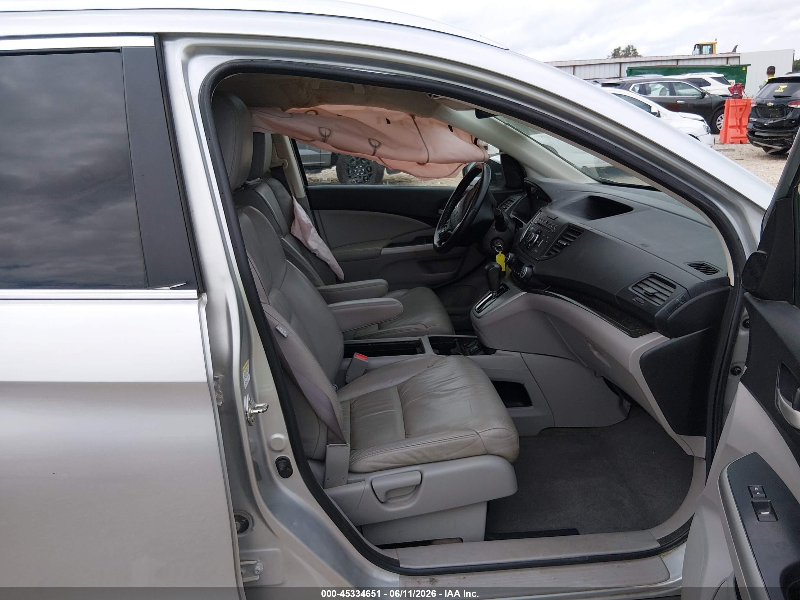 2012 Honda Cr-v Ex-l Серебряный vin: 2HKRM4H71CH610629
