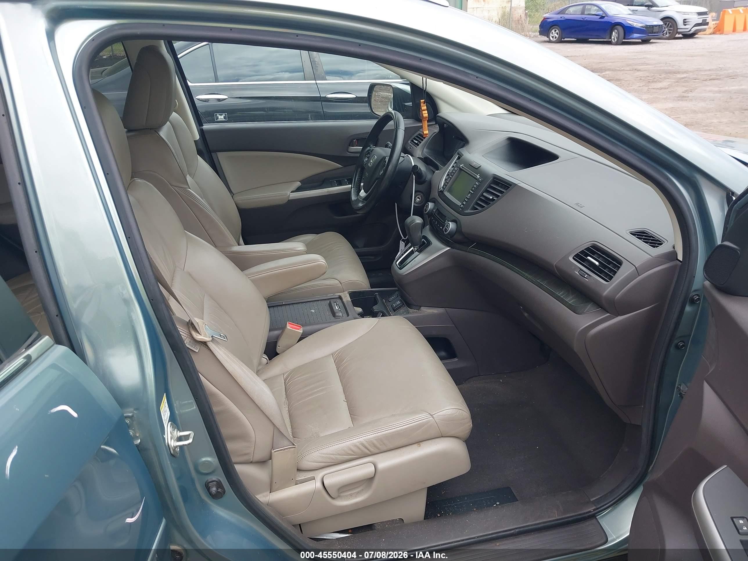 2012 Honda Cr-v Ex-l Серый vin: 2HKRM4H71CH621193