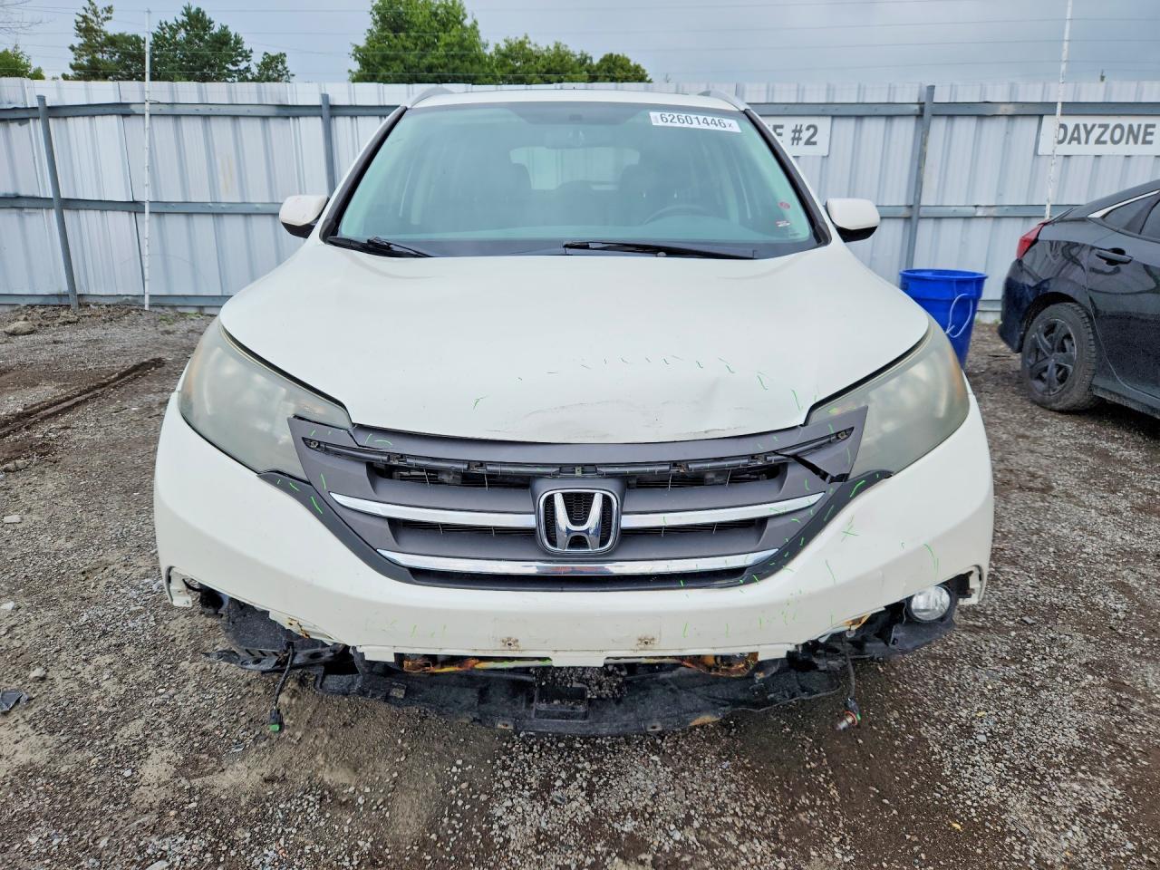 2013 Honda Cr-v Exl White vin: 2HKRM4H71DH113470