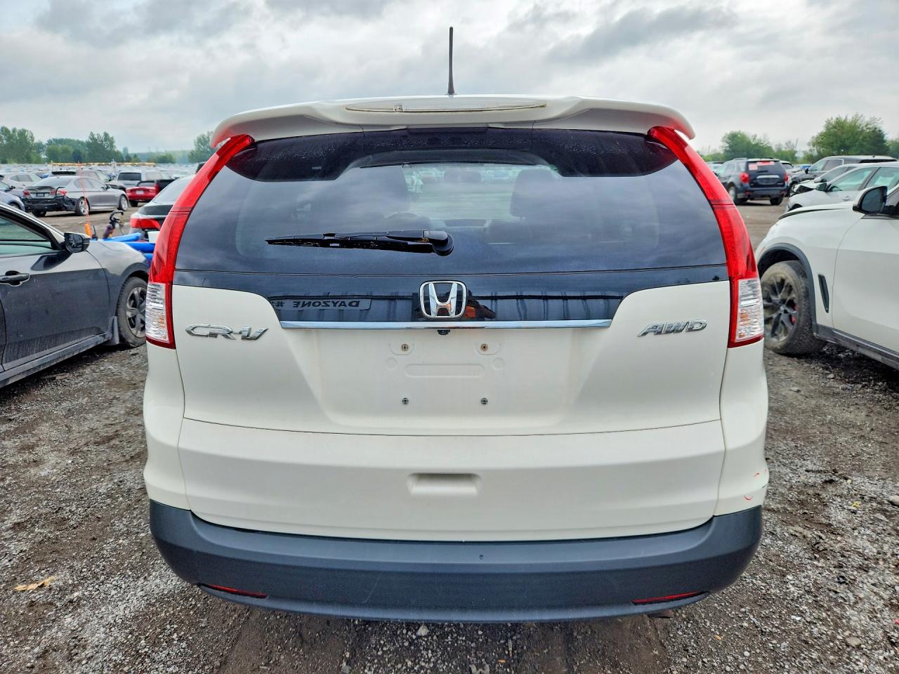 2013 Honda Cr-v Exl White vin: 2HKRM4H71DH113470