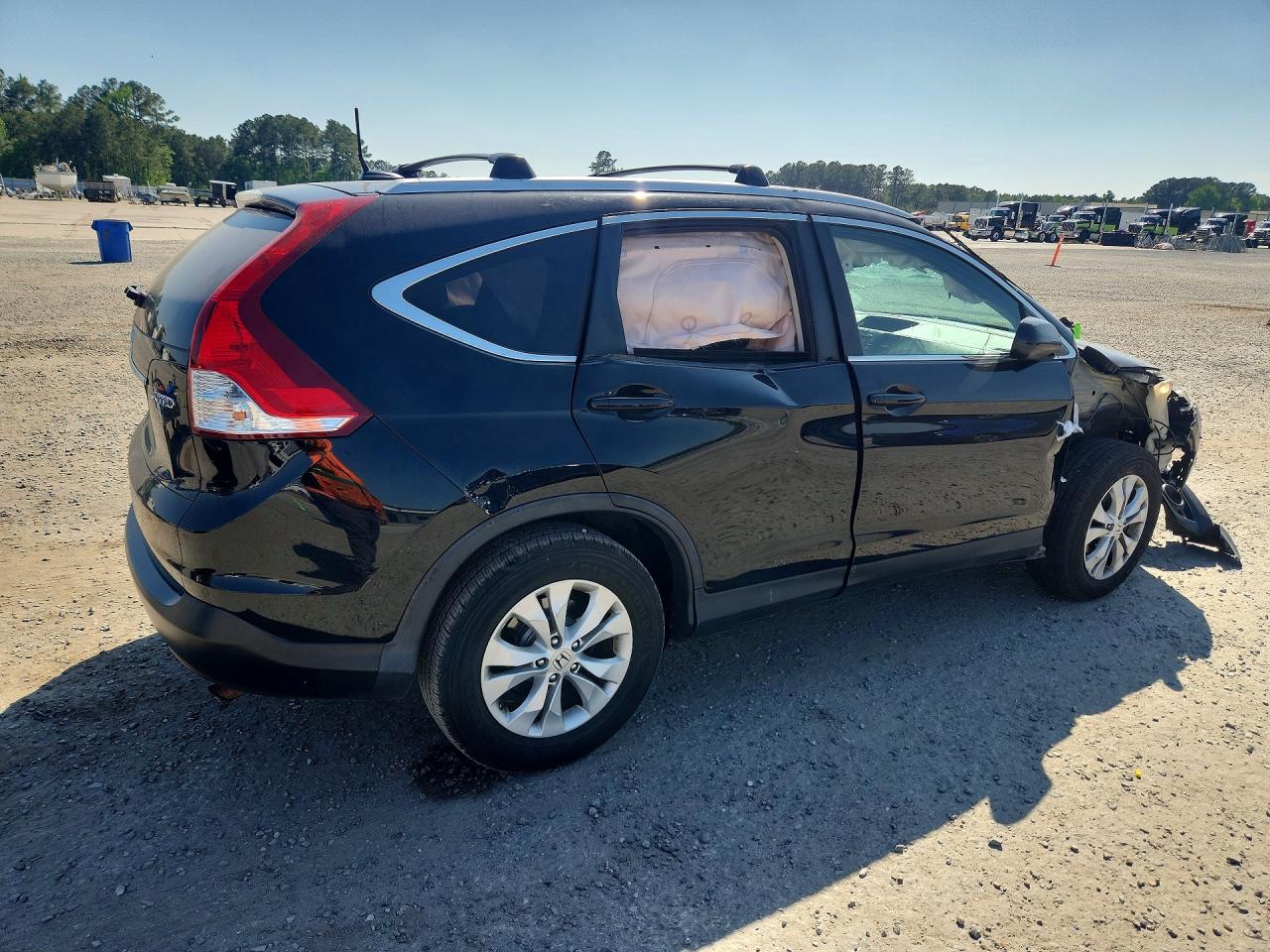 2013 Honda Cr-v Exl Black vin: 2HKRM4H71DH622555