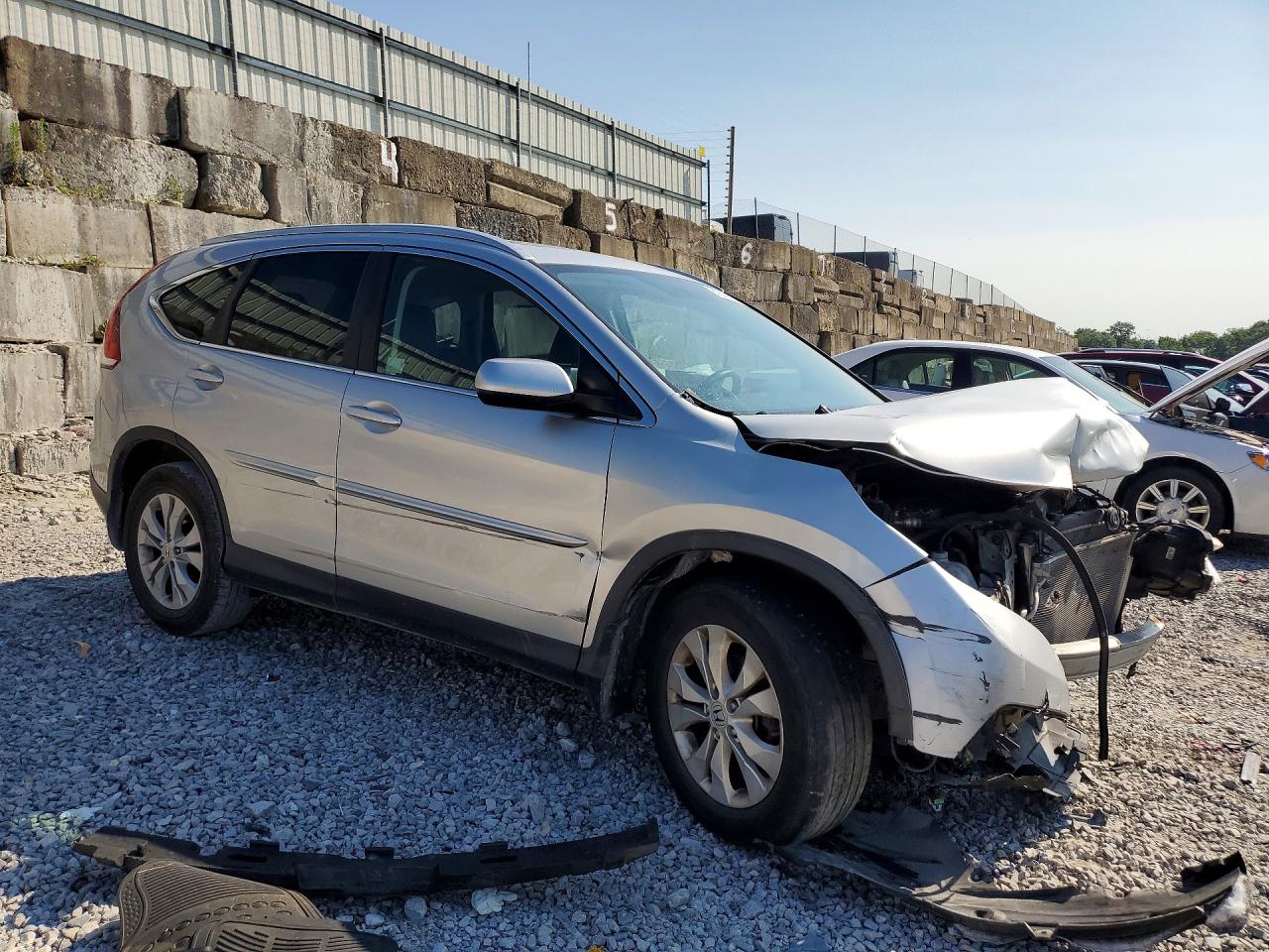 2013 Honda Cr-v Exl Silver vin: 2HKRM4H71DH646810