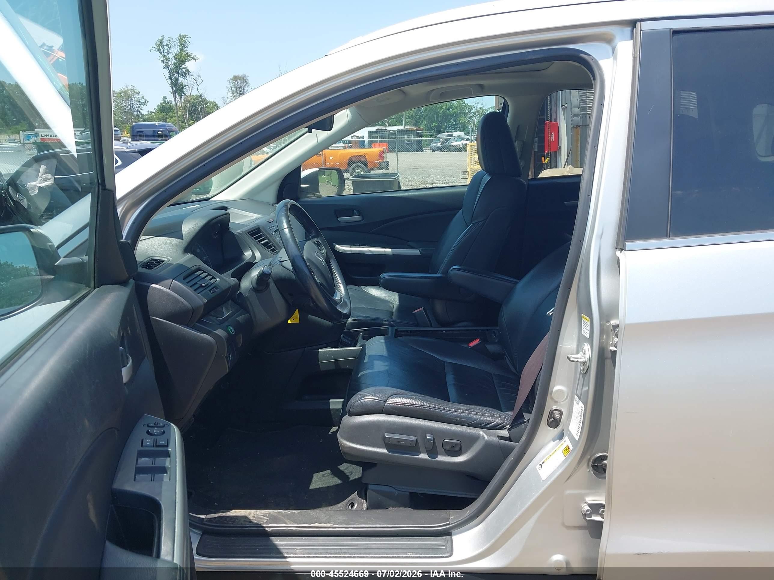 2013 Honda Cr-v Ex-l Silver vin: 2HKRM4H71DH647911