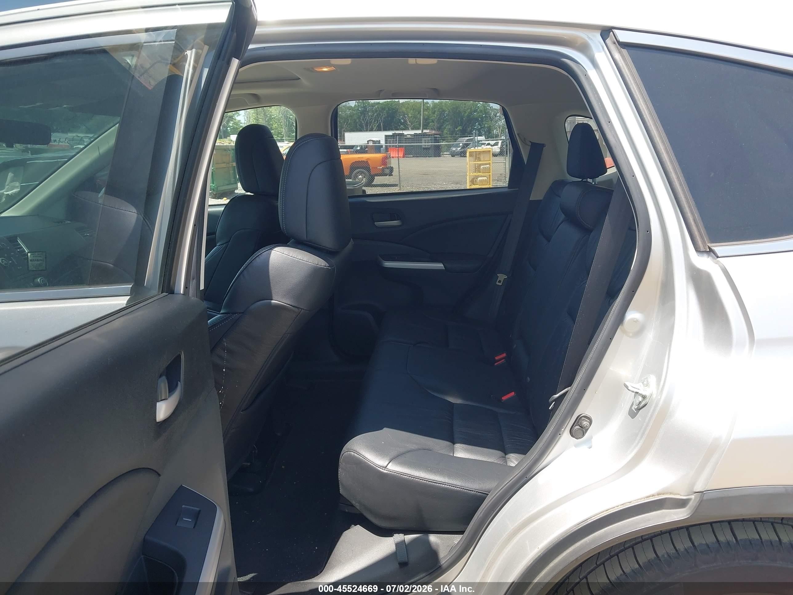 2013 Honda Cr-v Ex-l Silver vin: 2HKRM4H71DH647911