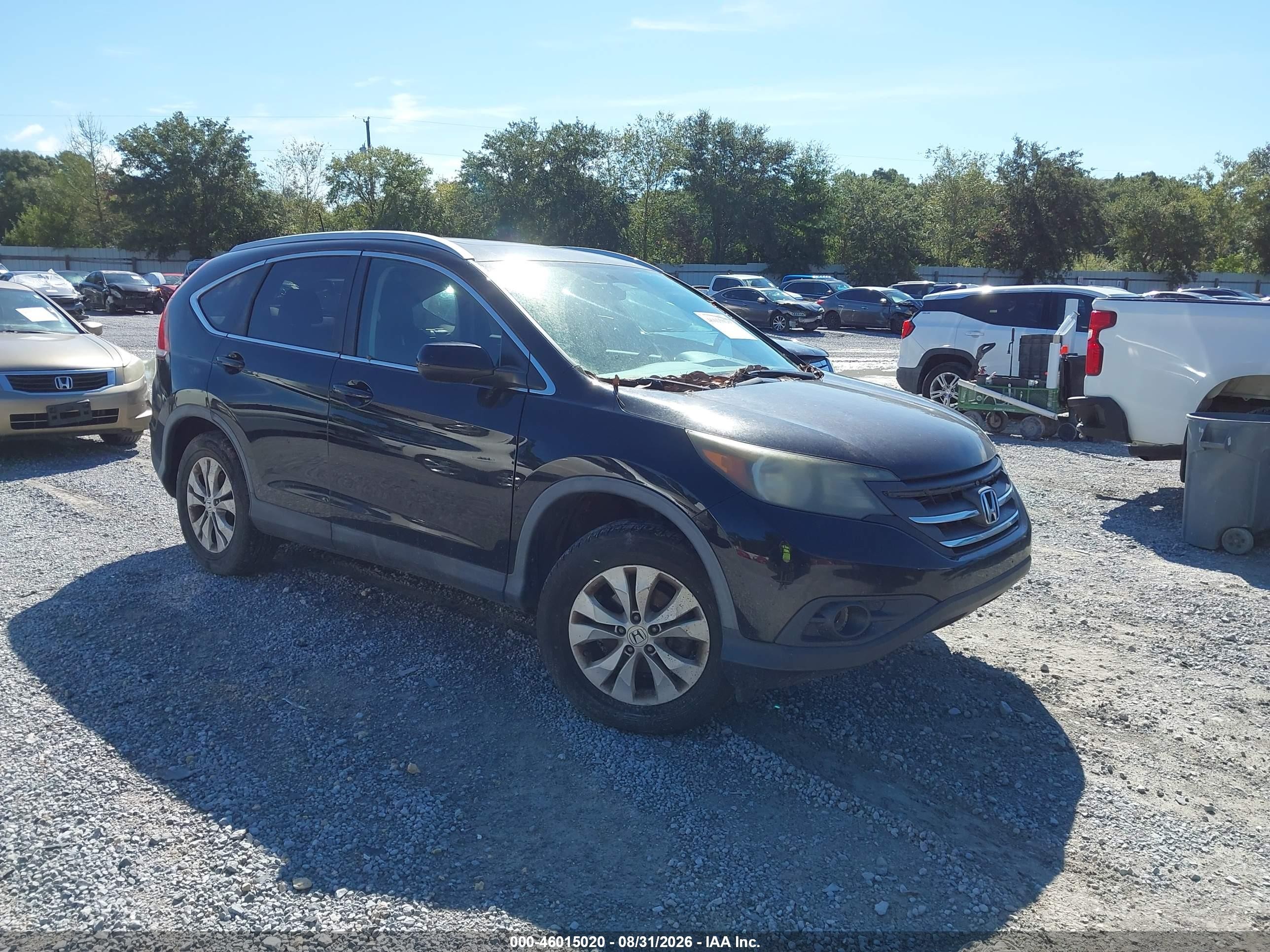2013 Honda Cr-v Ex-l Черный vin: 2HKRM4H71DH661954