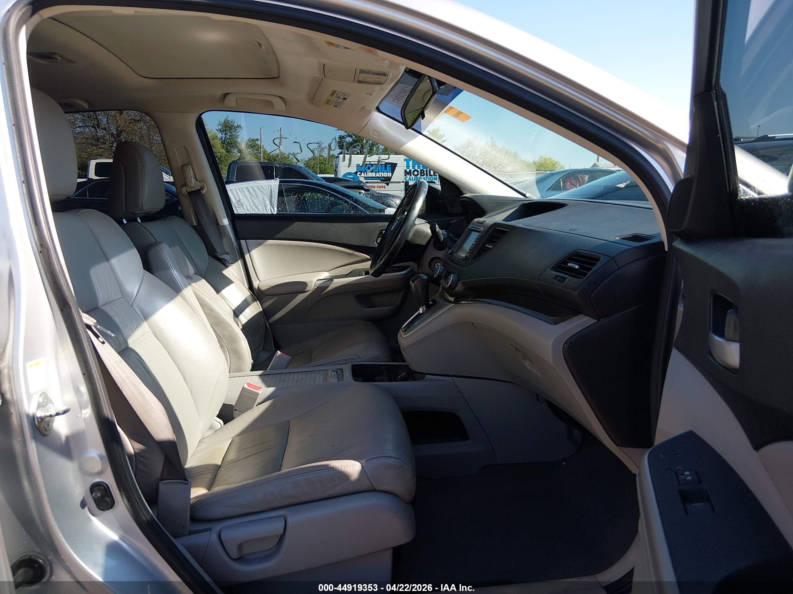 2013 Honda Cr-v Ex-l Silver vin: 2HKRM4H71DH667916