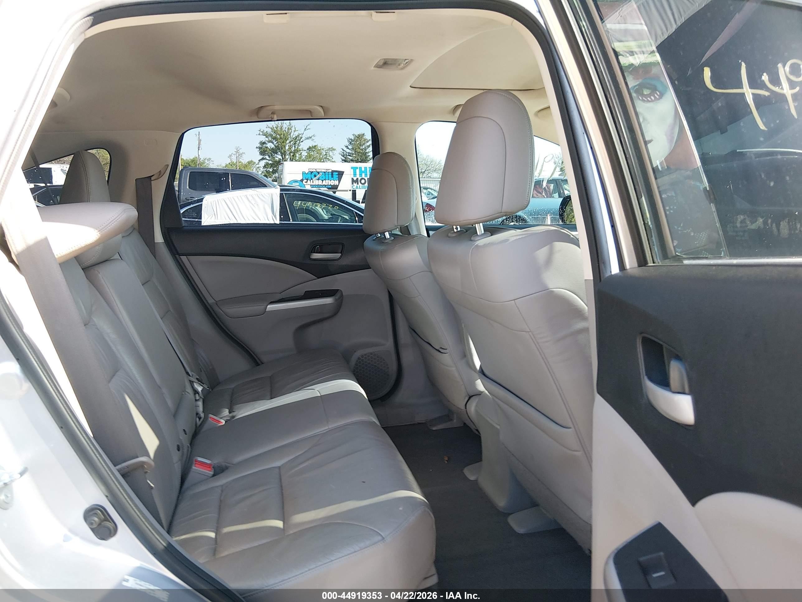 2013 Honda Cr-v Ex-l Silver vin: 2HKRM4H71DH667916