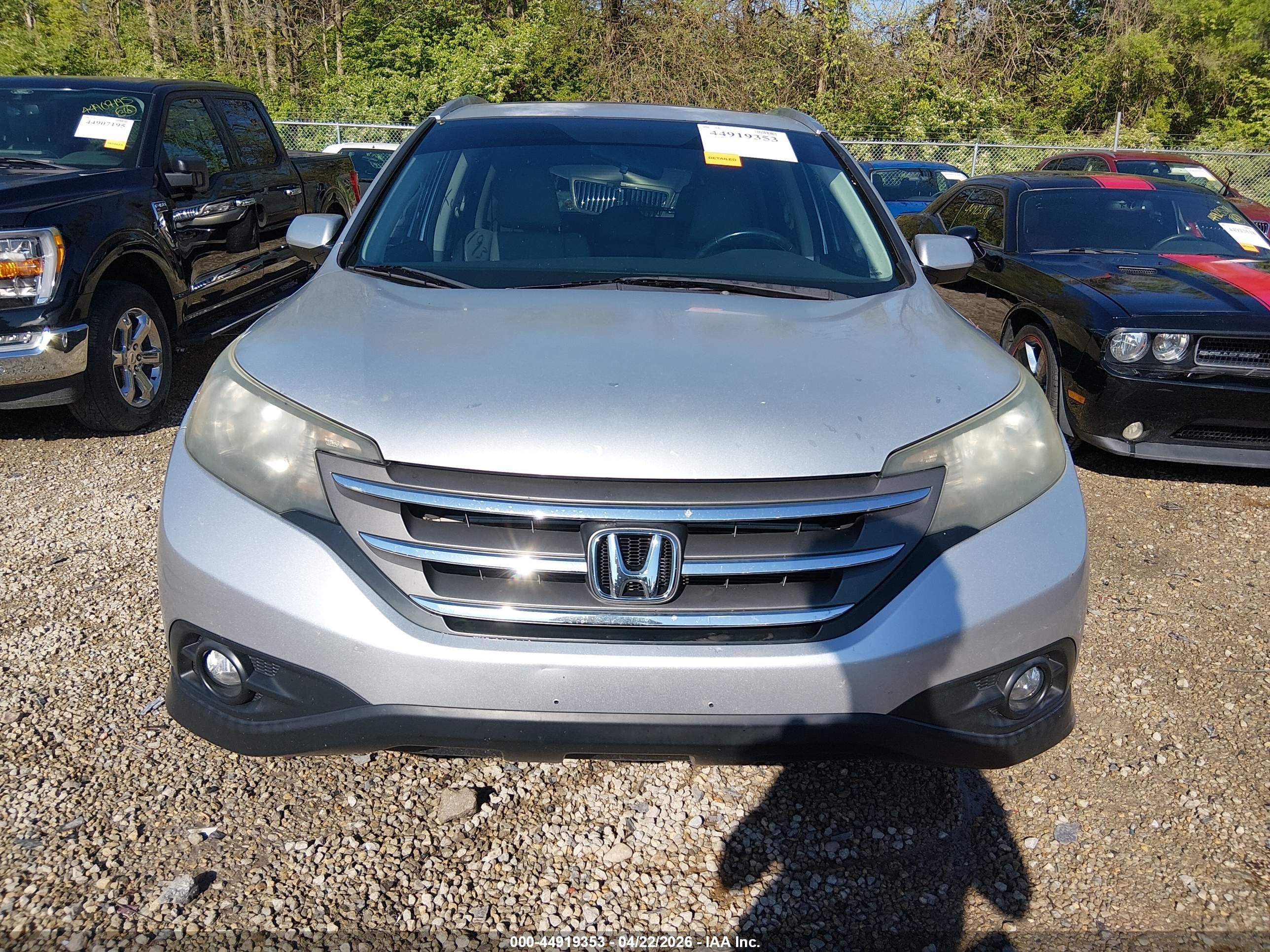 2013 Honda Cr-v Ex-l Silver vin: 2HKRM4H71DH667916