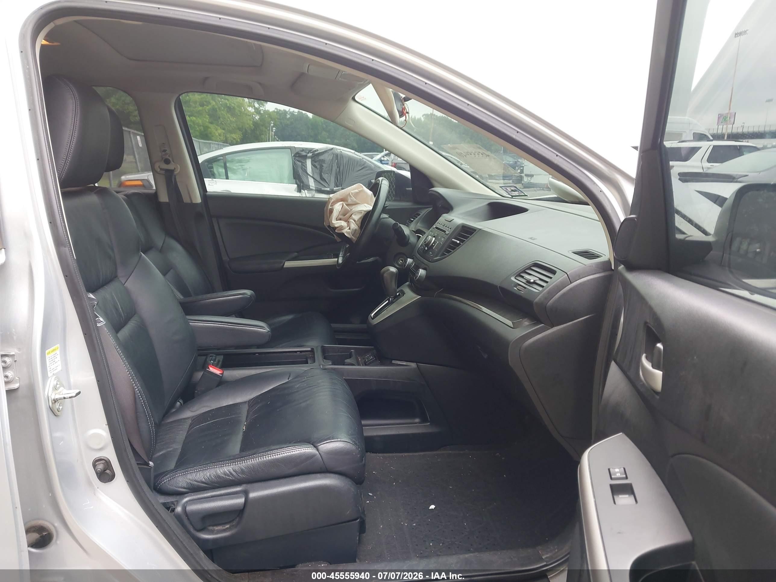 2013 Honda Cr-v Ex-l Silver vin: 2HKRM4H71DH671352