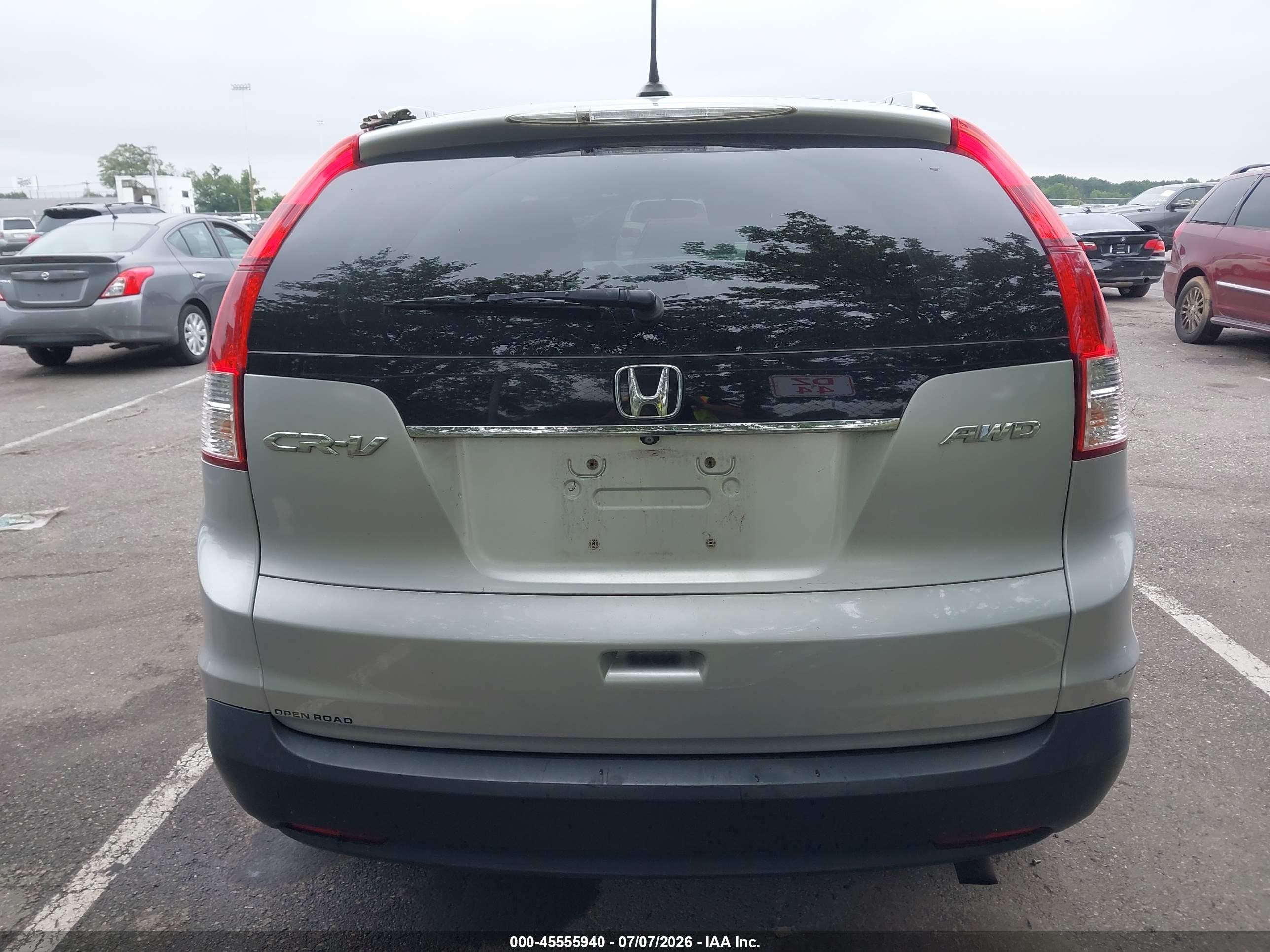 2013 Honda Cr-v Ex-l Silver vin: 2HKRM4H71DH671352