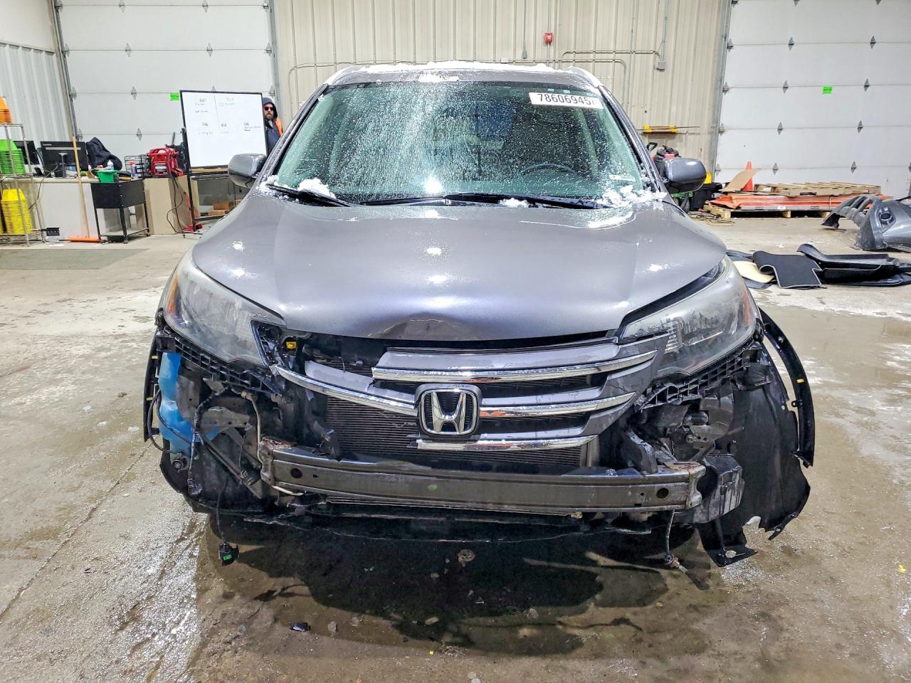 2013 Honda Cr-v Exl Серый vin: 2HKRM4H71DH673215