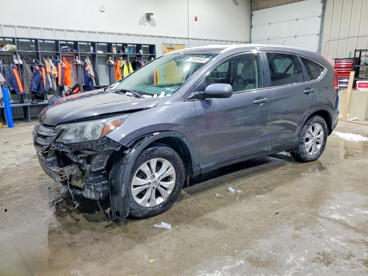 2013 Honda Cr-v Exl Gray vin: 2HKRM4H71DH673215