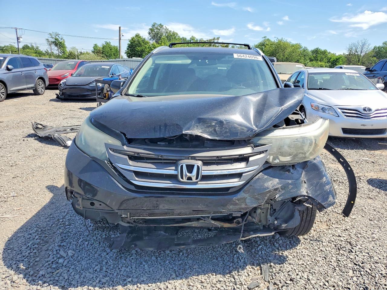 2014 Honda Cr-v Exl Black vin: 2HKRM4H71EH612142