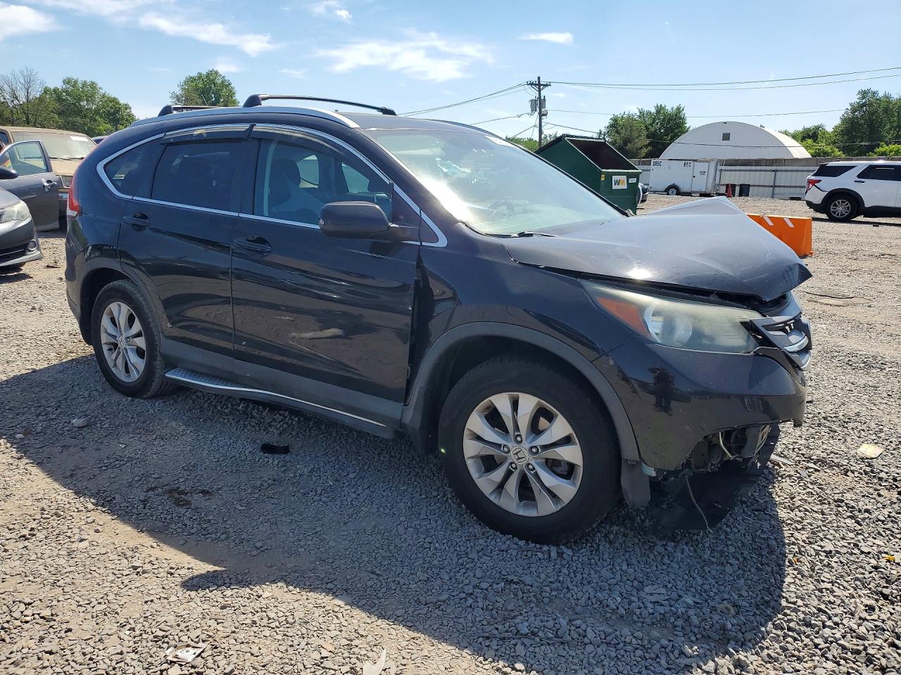 2014 Honda Cr-v Exl Black vin: 2HKRM4H71EH612142