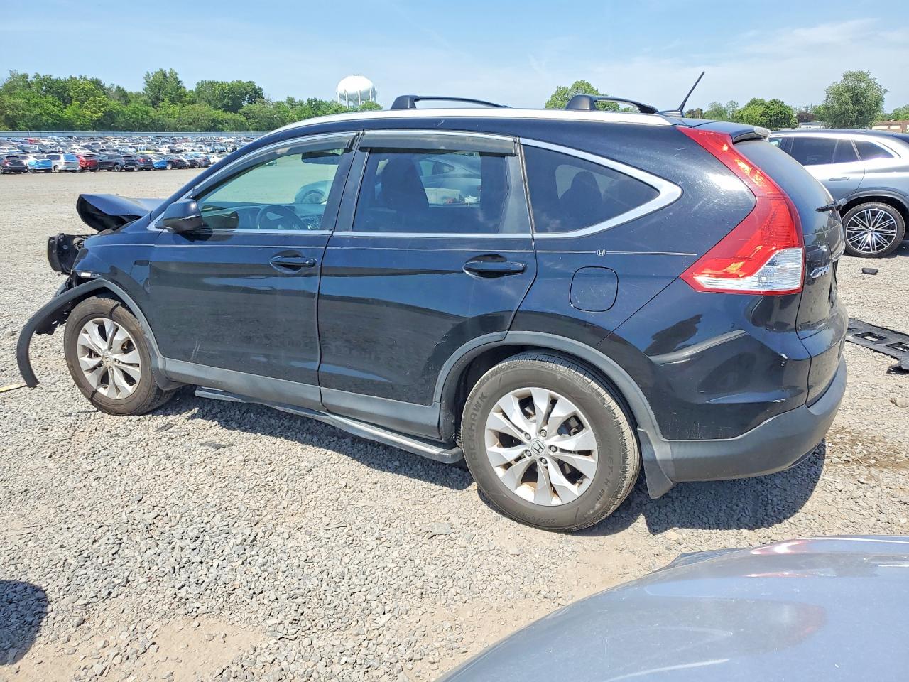2014 Honda Cr-v Exl Black vin: 2HKRM4H71EH612142