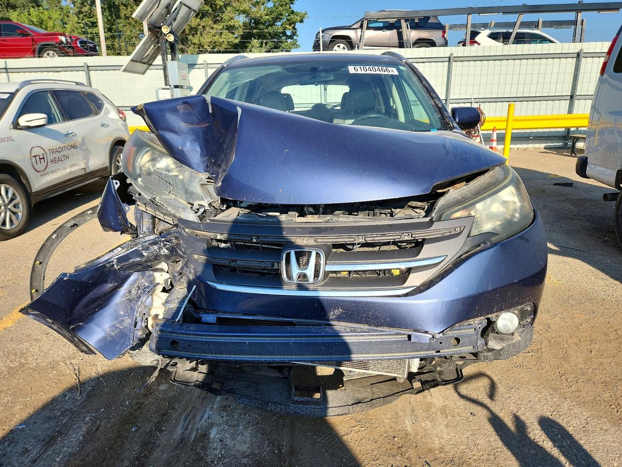 2014 Honda Cr-v Exl Синий vin: 2HKRM4H71EH614280