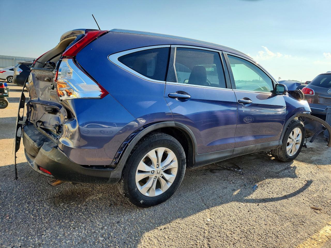 2014 Honda Cr-v Exl Синий vin: 2HKRM4H71EH614280