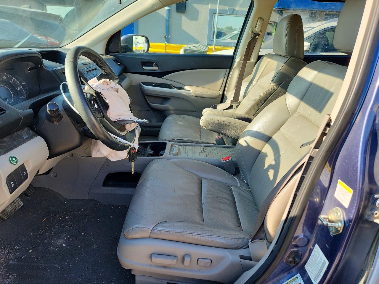 2014 Honda Cr-v Exl Синий vin: 2HKRM4H71EH614280