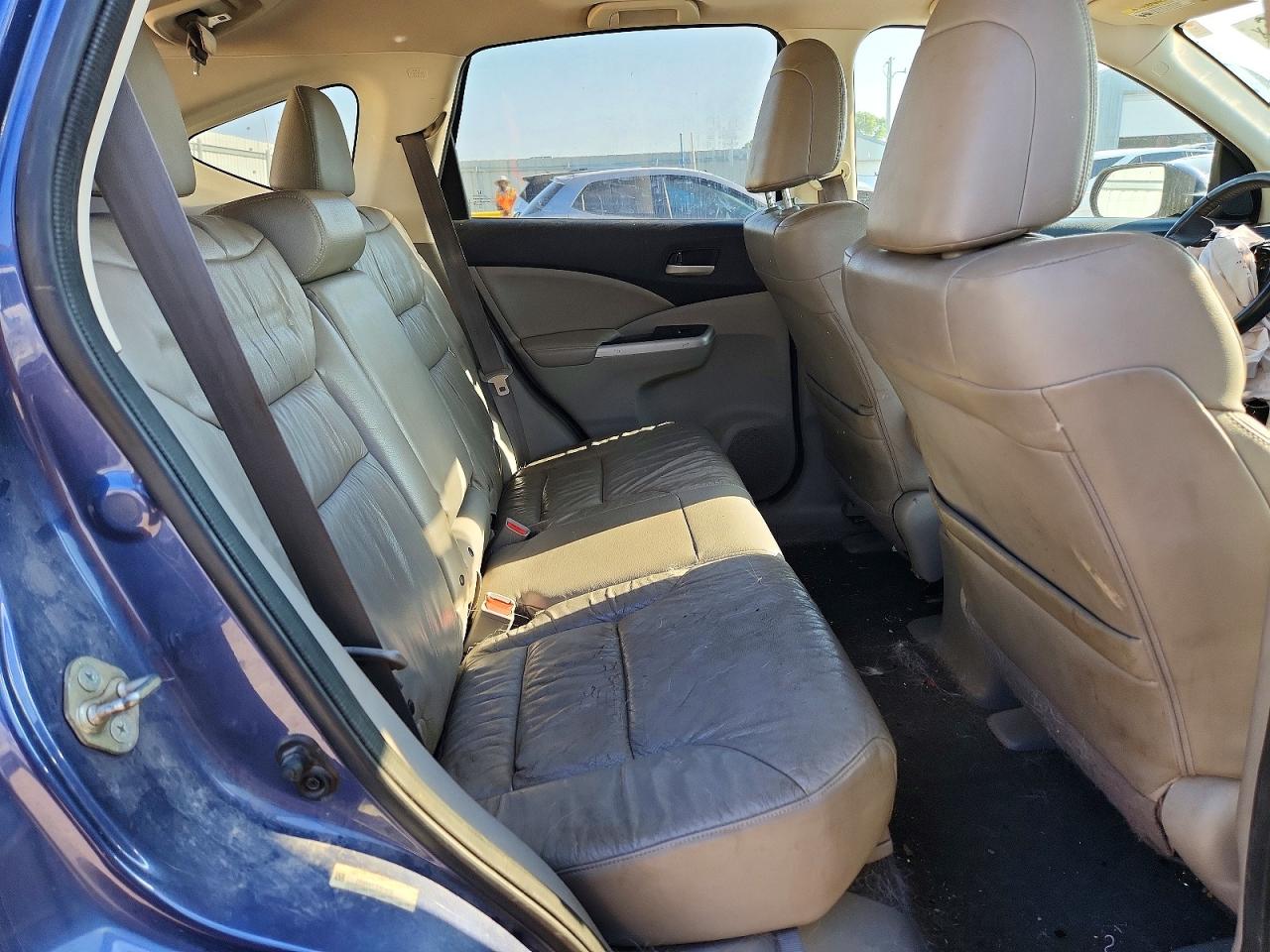 2014 Honda Cr-v Exl Синий vin: 2HKRM4H71EH614280