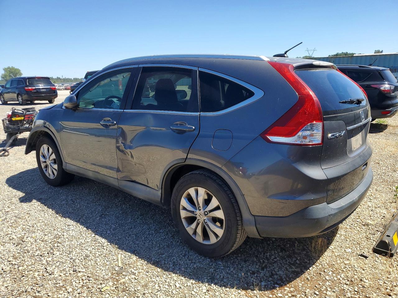 2014 Honda Cr-v Exl Gray vin: 2HKRM4H71EH630673