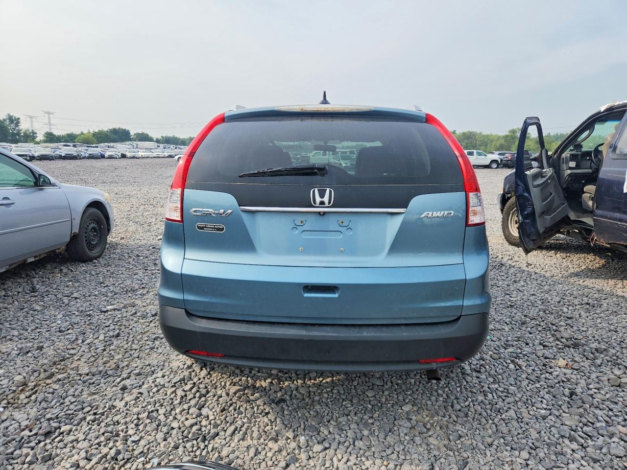 2014 Honda Cr-v Exl Blue vin: 2HKRM4H71EH632326