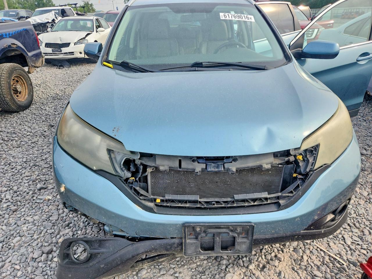 2014 Honda Cr-v Exl Blue vin: 2HKRM4H71EH632326