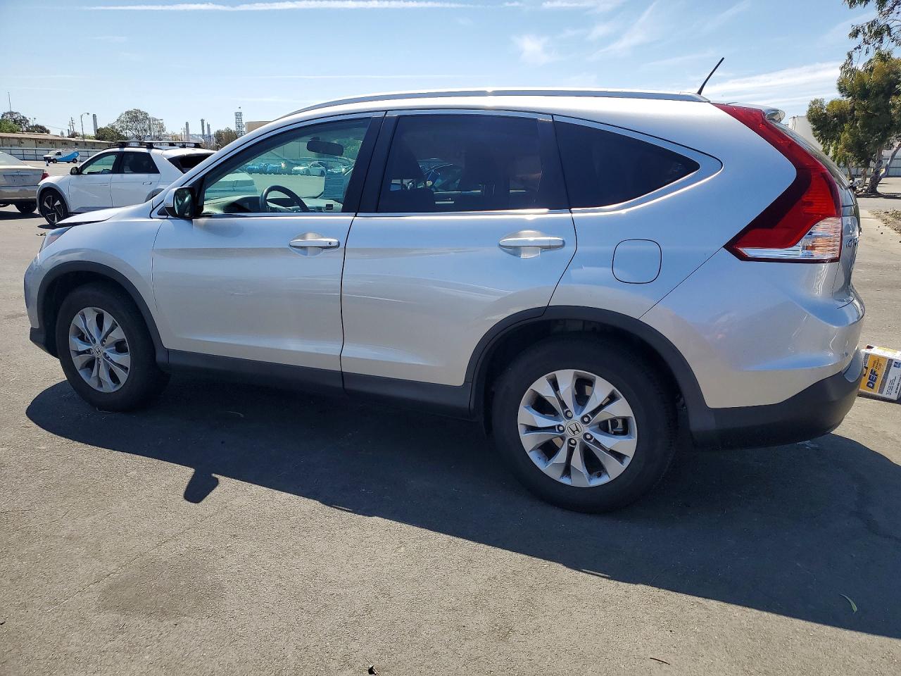 2014 Honda Cr-v Exl Silver vin: 2HKRM4H71EH633587