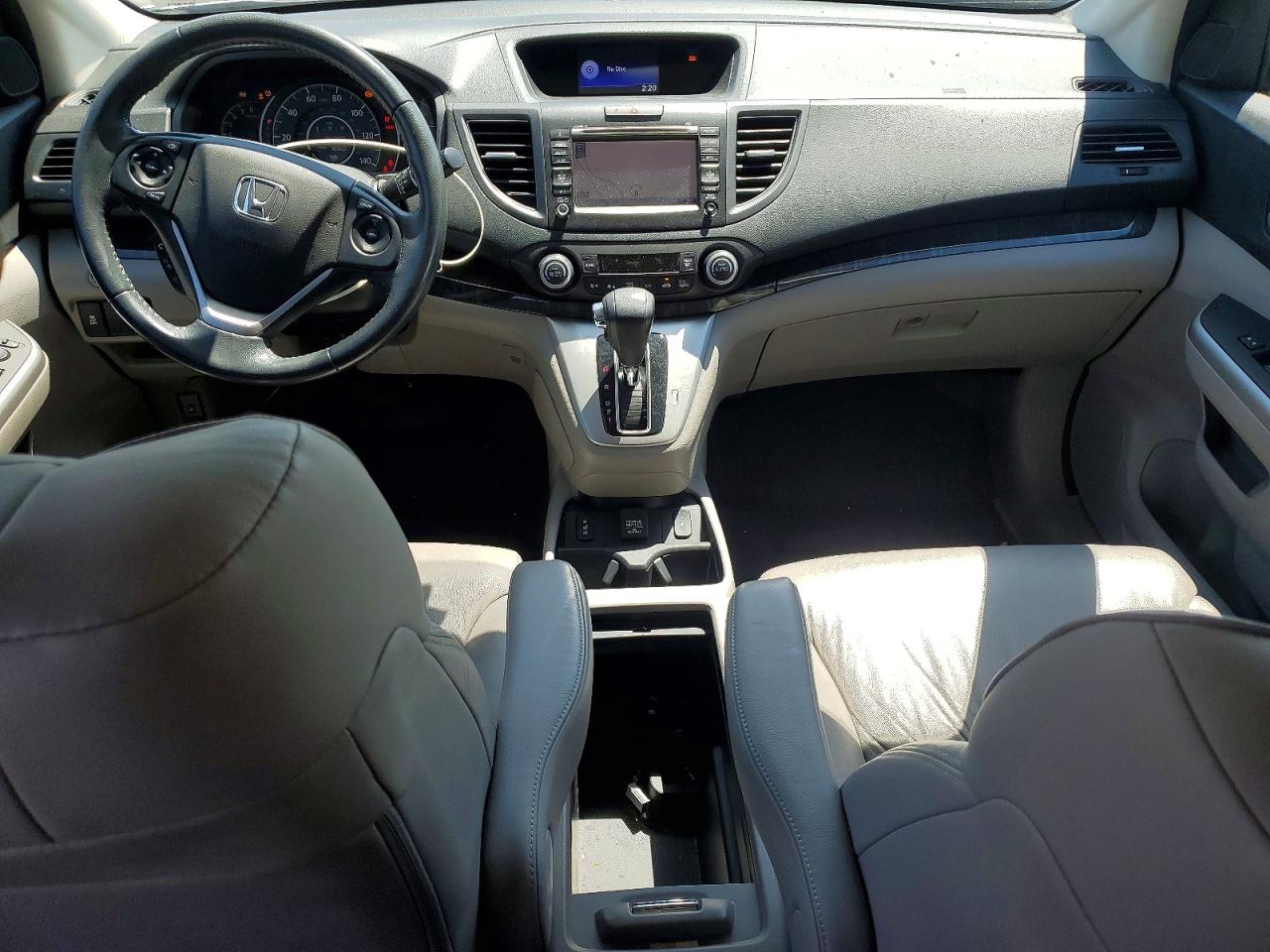 2014 Honda Cr-v Exl Silver vin: 2HKRM4H71EH633587