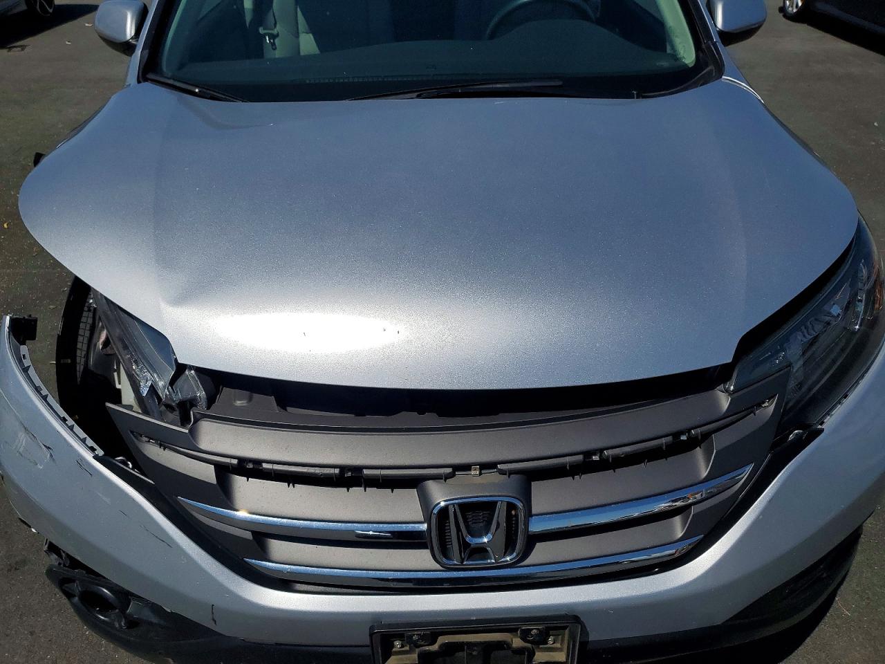 2014 Honda Cr-v Exl Silver vin: 2HKRM4H71EH633587