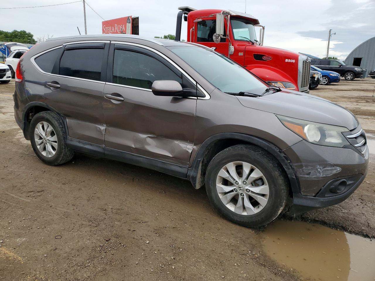 2014 Honda Cr-v Exl Gray vin: 2HKRM4H71EH638322