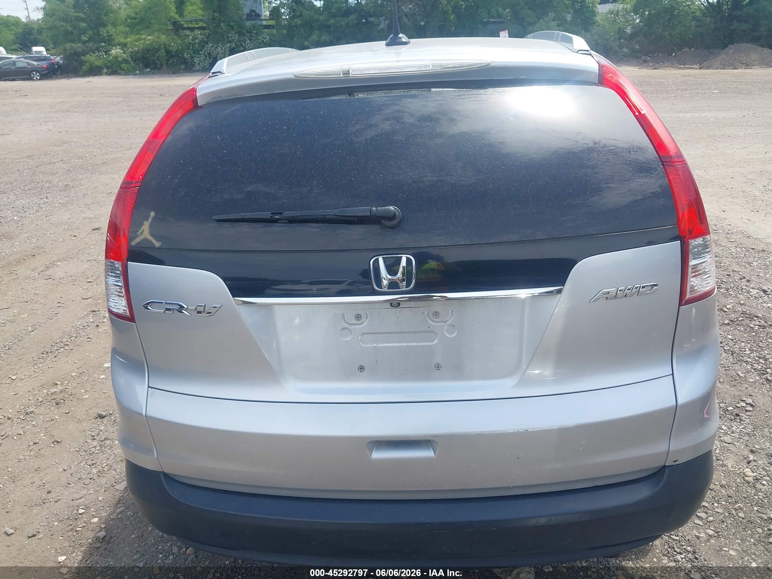 2014 Honda Cr-v Ex-l Silver vin: 2HKRM4H71EH665665
