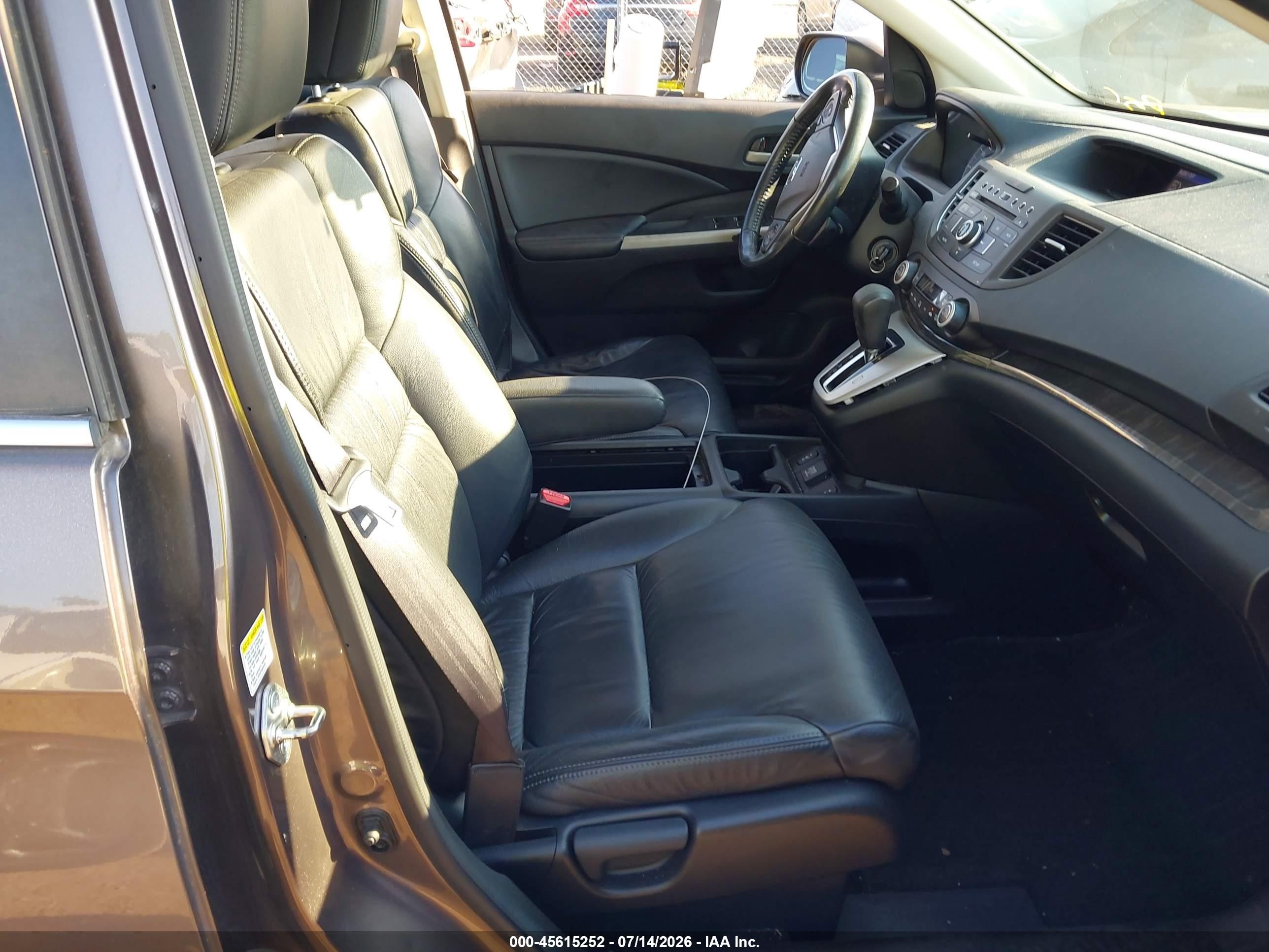 2014 Honda Cr-v Ex-l Gray vin: 2HKRM4H71EH668971