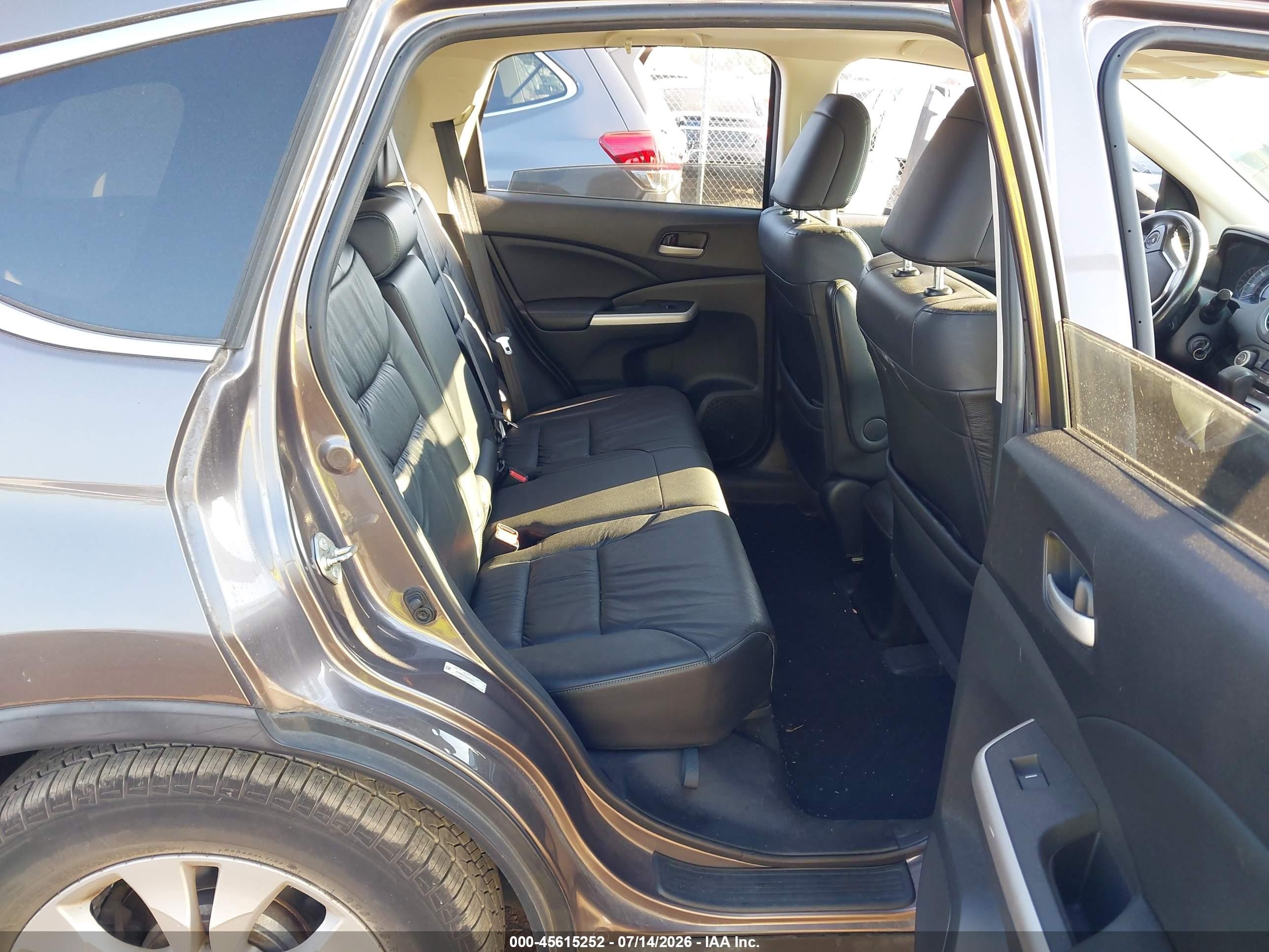 2014 Honda Cr-v Ex-l Gray vin: 2HKRM4H71EH668971