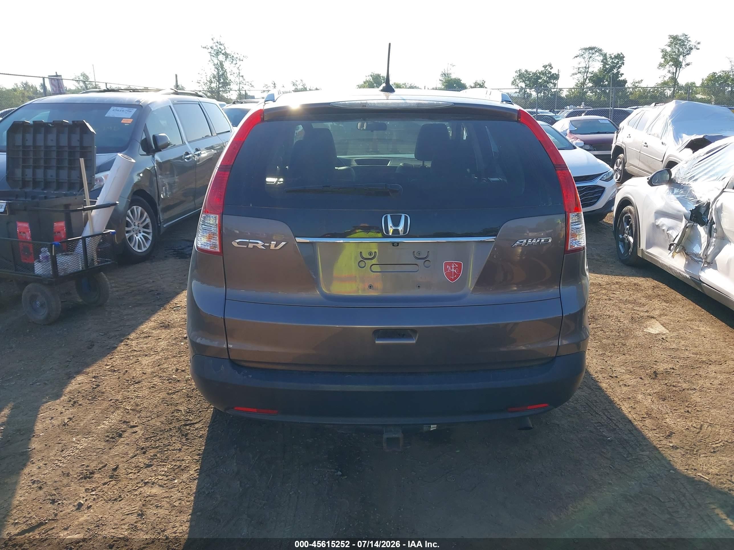 2014 Honda Cr-v Ex-l Gray vin: 2HKRM4H71EH668971