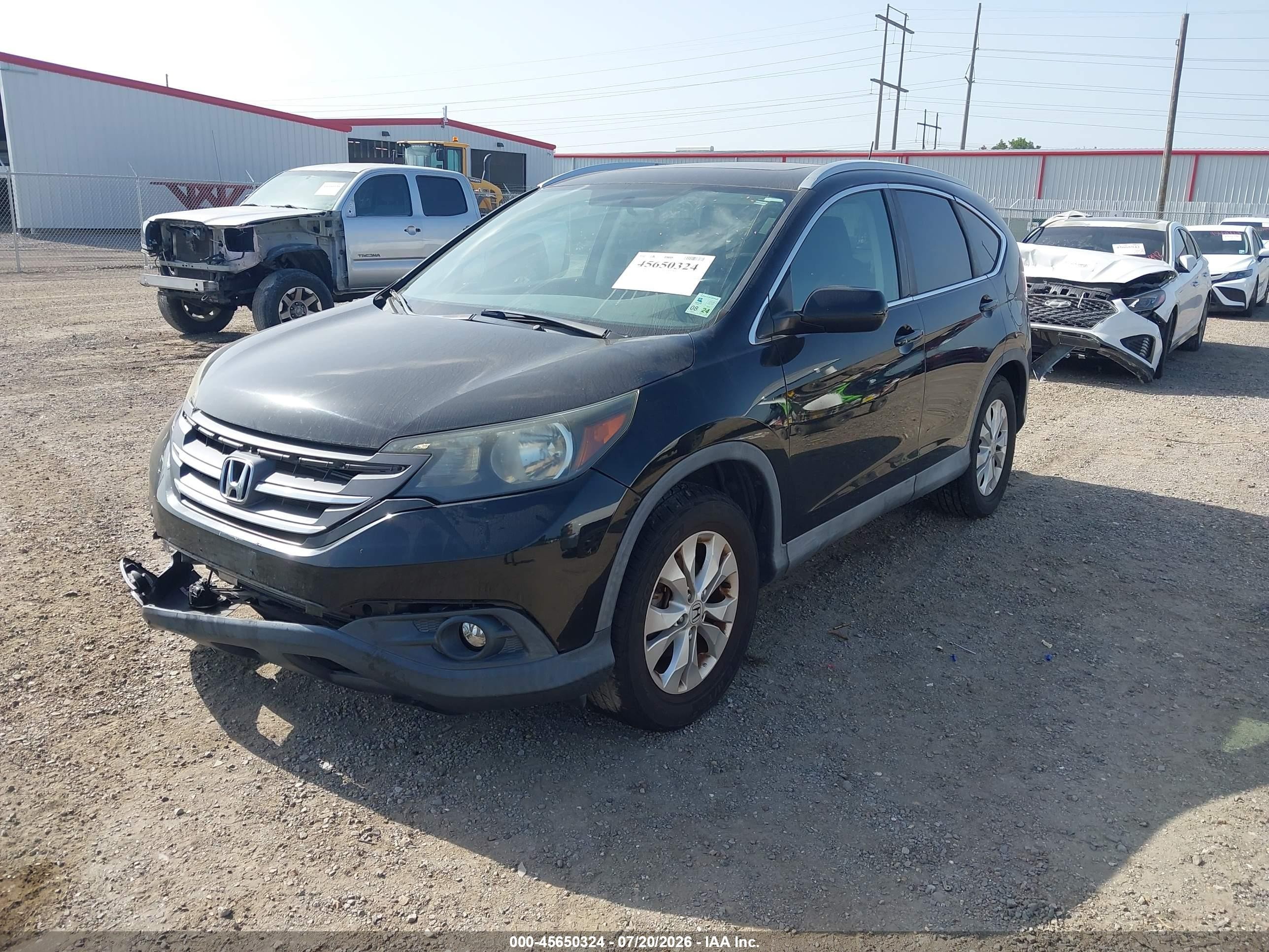 2014 Honda Cr-v Ex-l Black vin: 2HKRM4H71EH675760