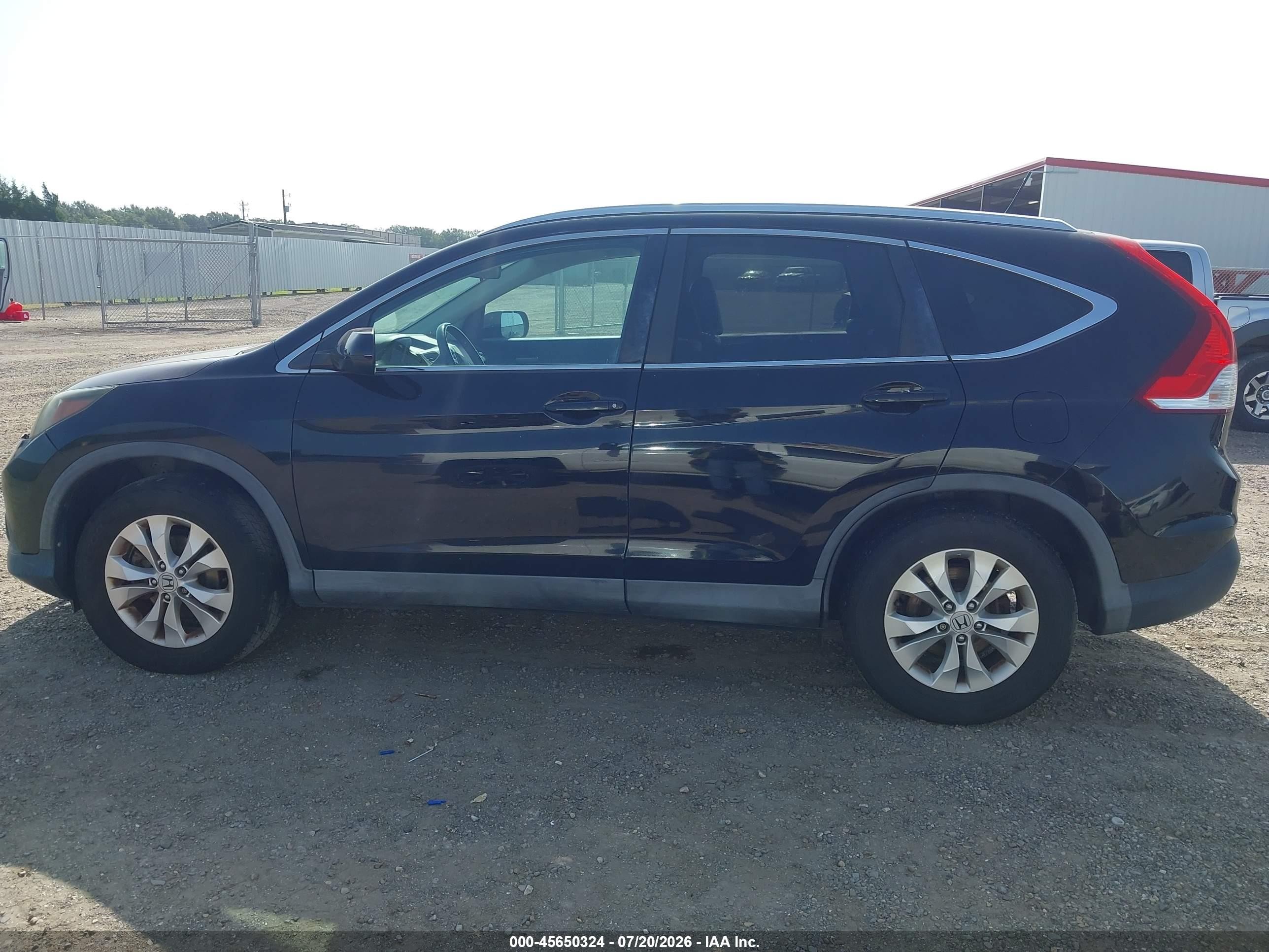 2014 Honda Cr-v Ex-l Black vin: 2HKRM4H71EH675760